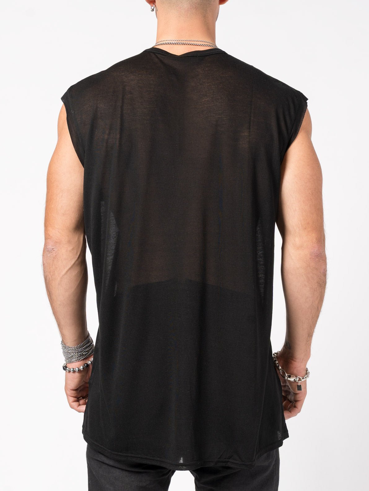 Printed Sleeveless Top - by NUDE: MM