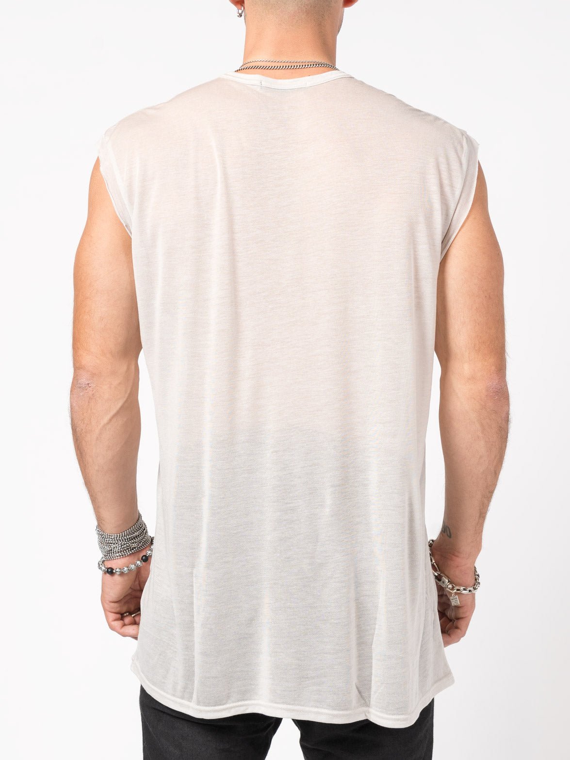 Printed Sleeveless Top - by NUDE: MM