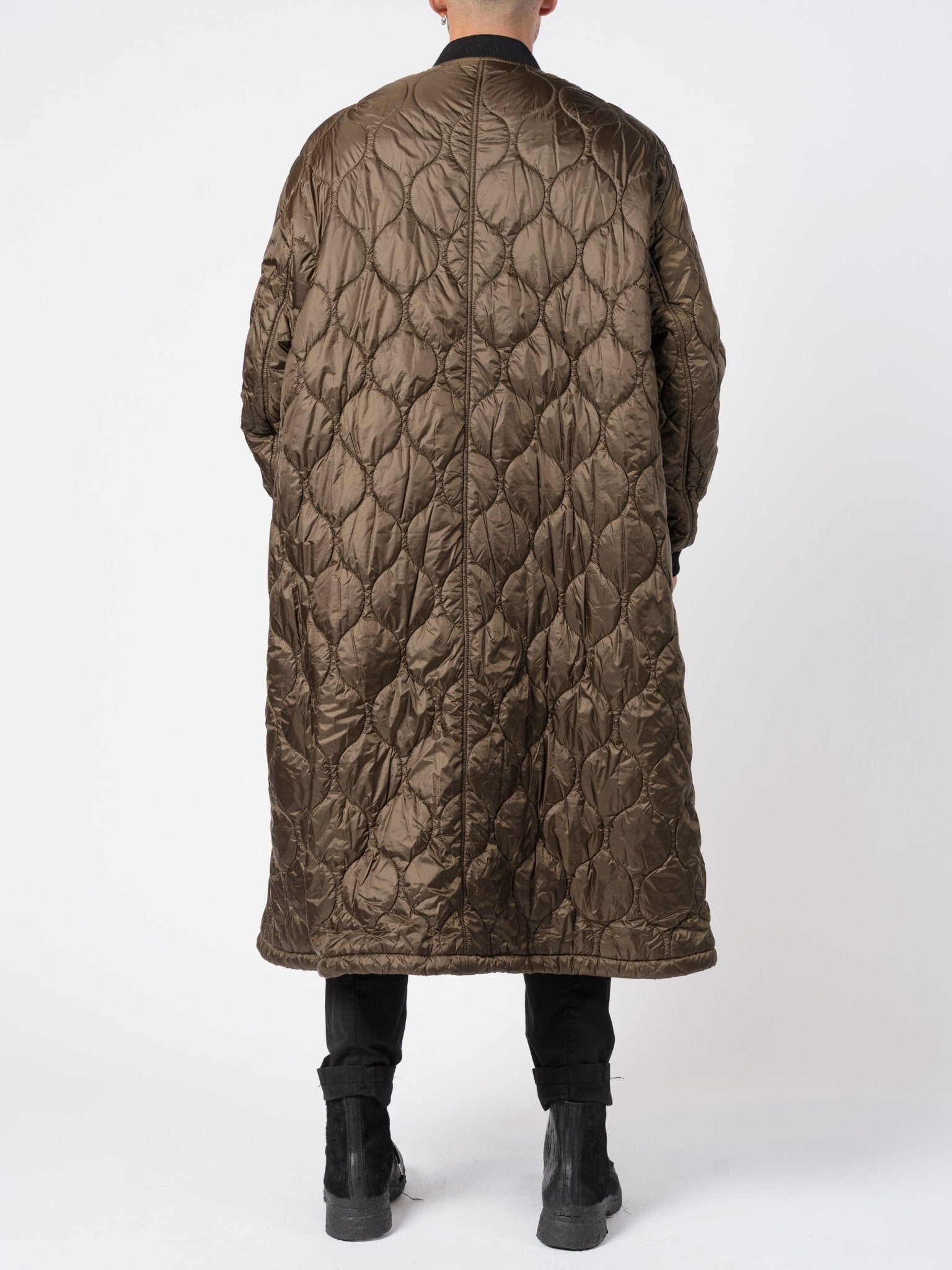 Quilted Nylon Bomber - by GIORGIO BRATO