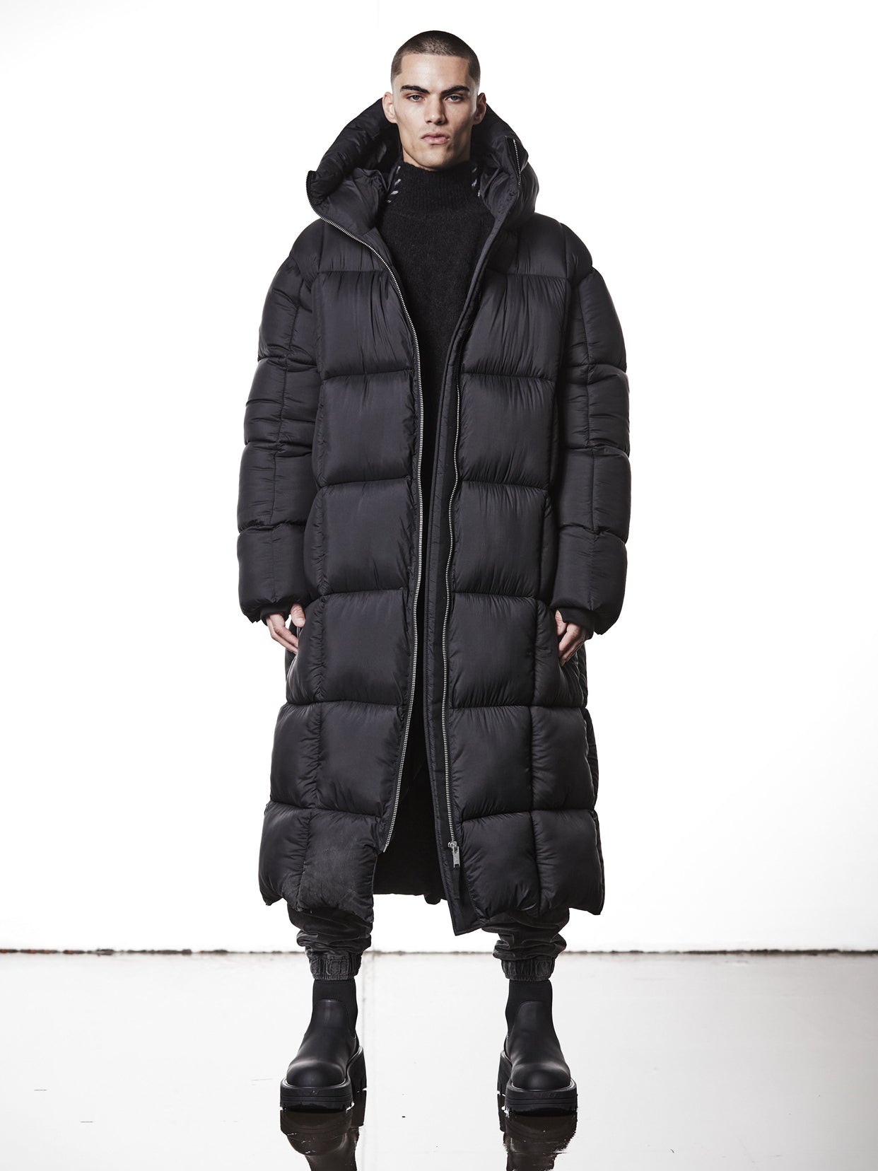 Quilted Nylon Puffer Jacket - by THOM KROM