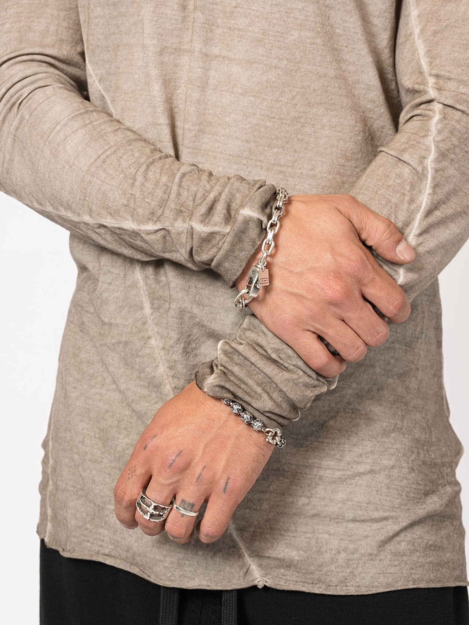Raw Seam Long Sleeve T-Shirt - by MD75