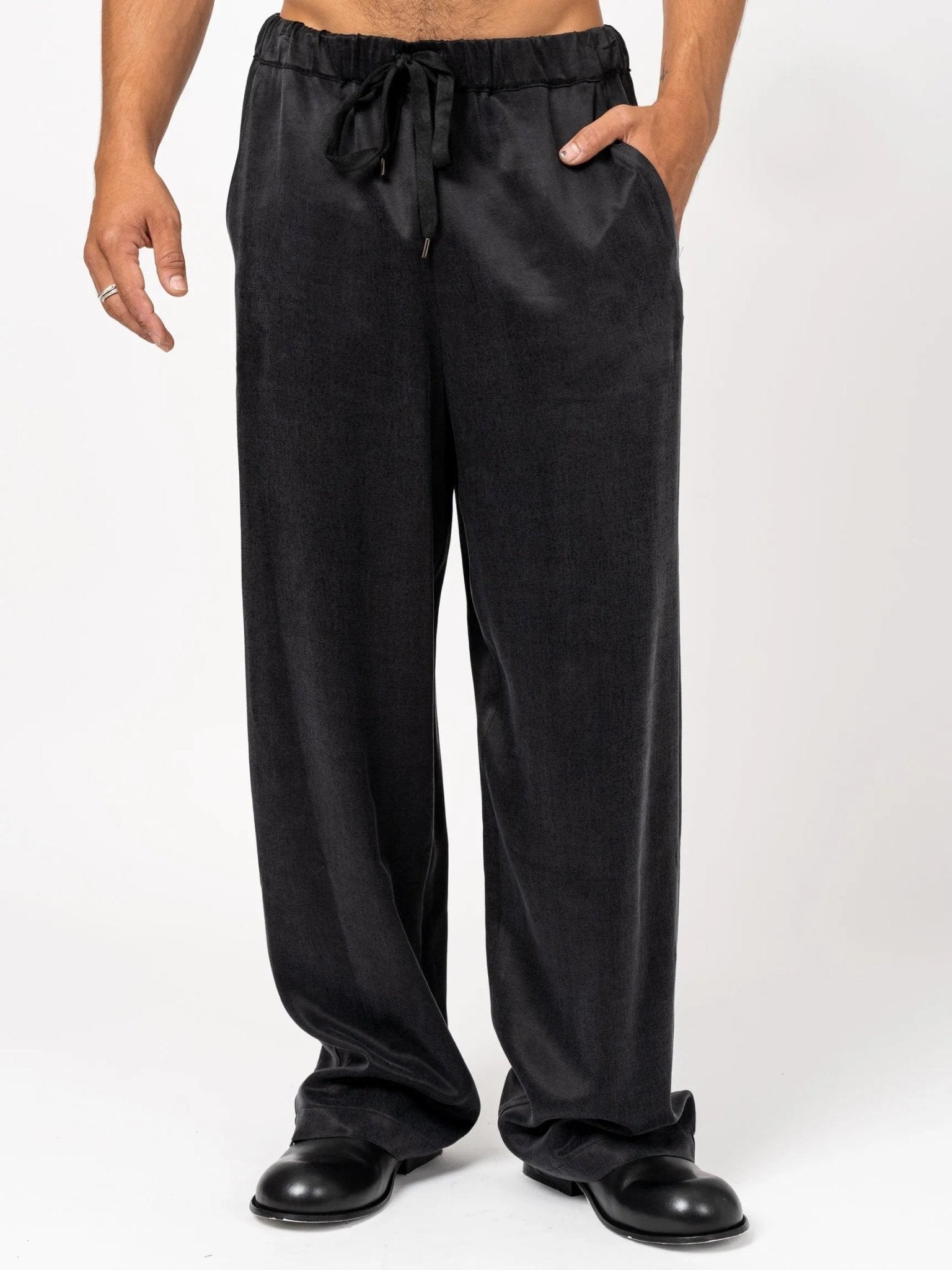 Relaxed Drawstring Pants - by NOSTRA SANTISSIMA