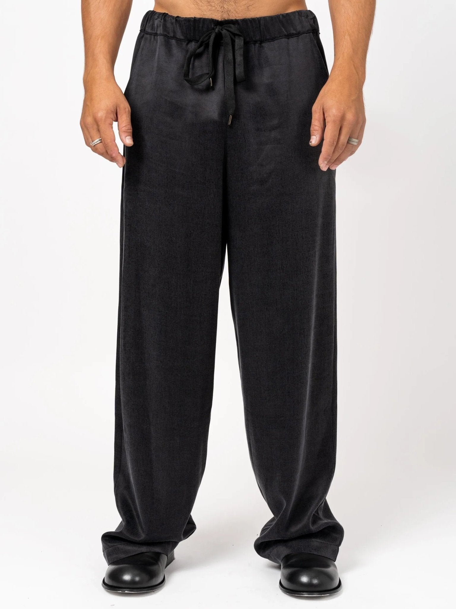 Relaxed Drawstring Pants - by NOSTRA SANTISSIMA