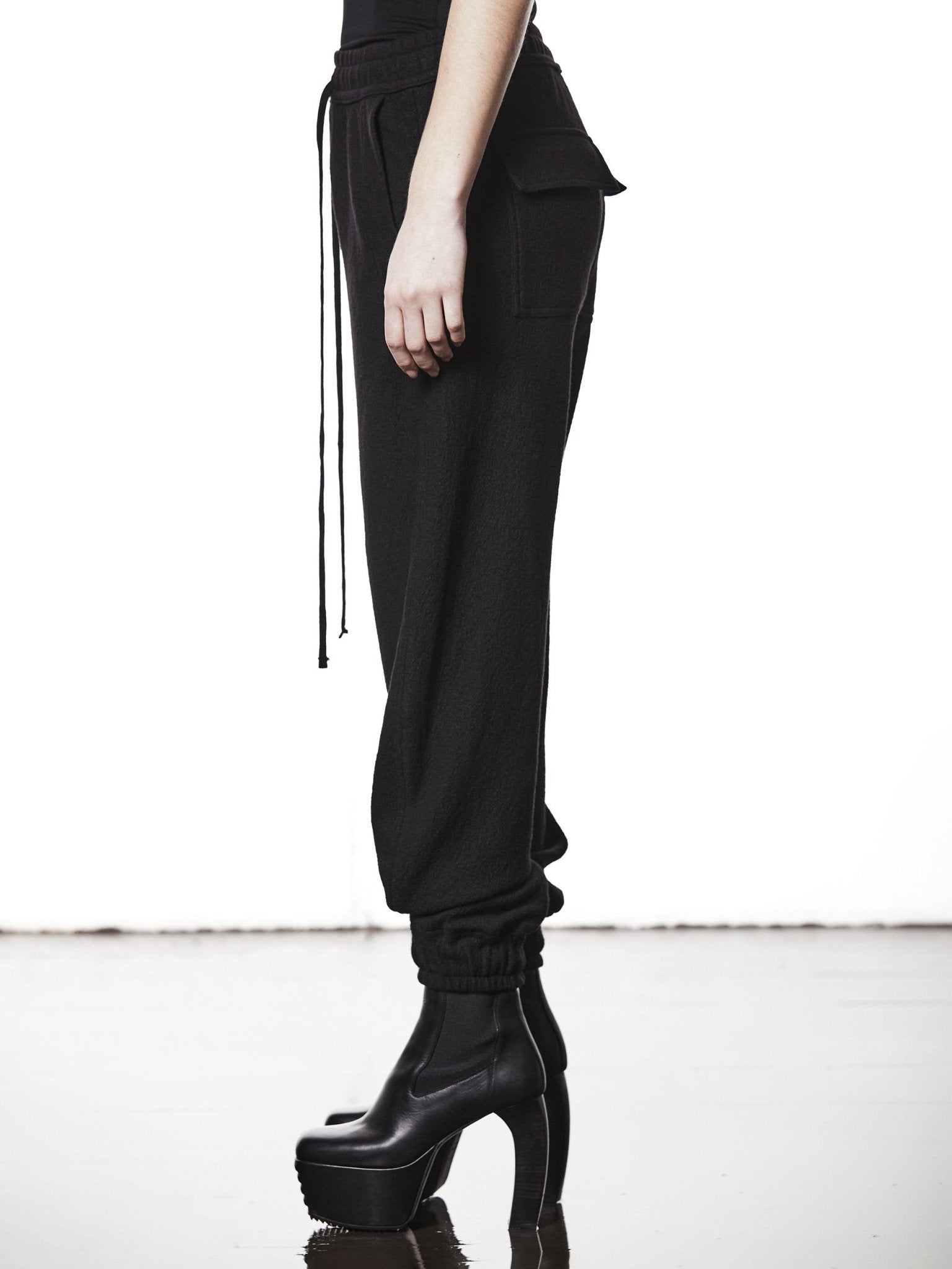 Relaxed Wool Trousers - by THOM KROM