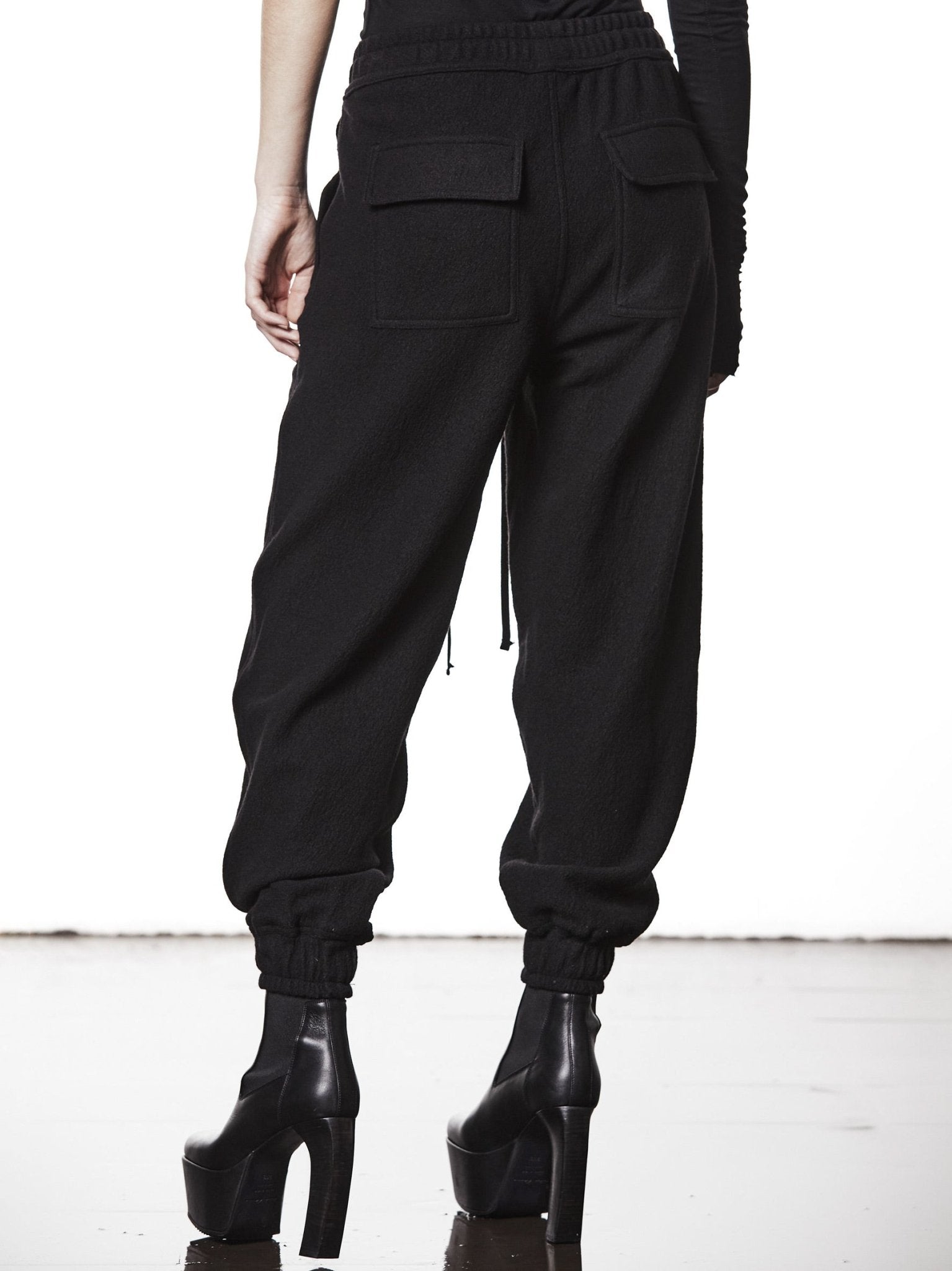 Relaxed Wool Trousers - by THOM KROM