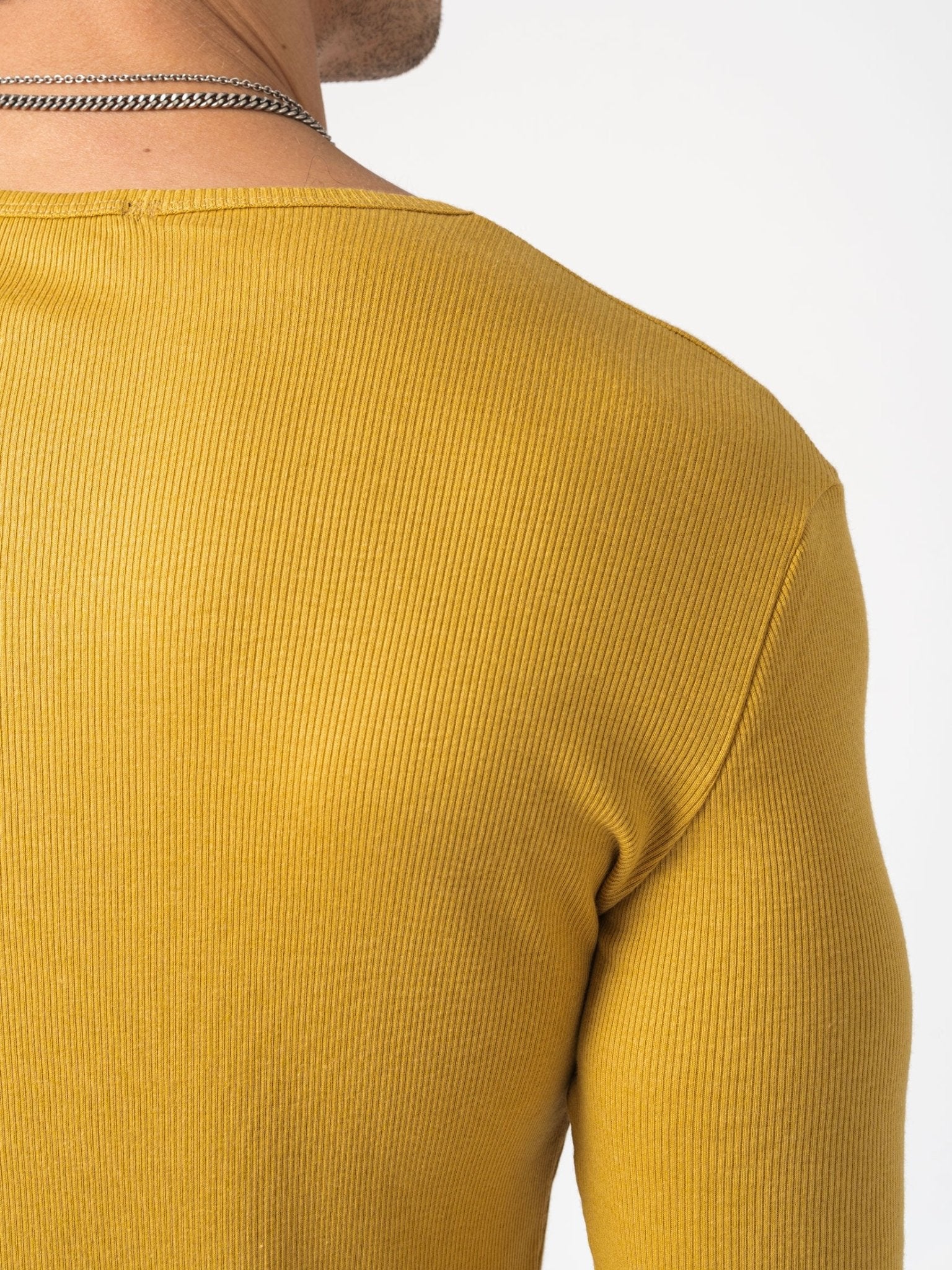 Rib Long Sleeve T-Shirt - by D.HYGEN