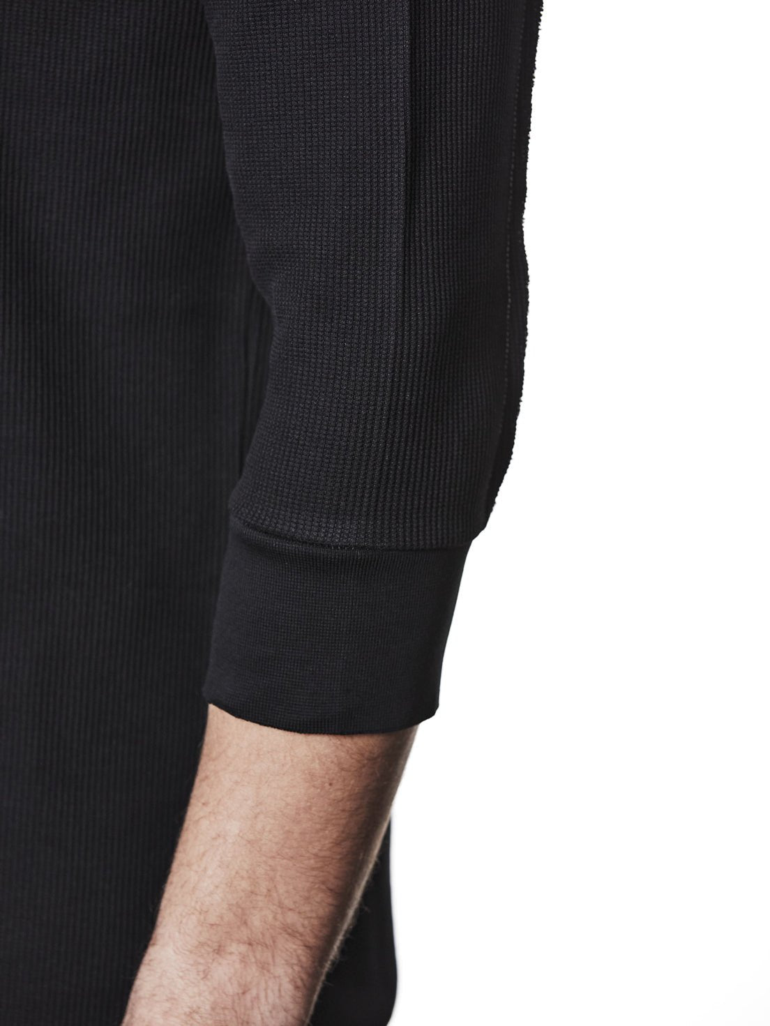 Ribbed Half - Sleeve T-Shirt - by THOM KROM