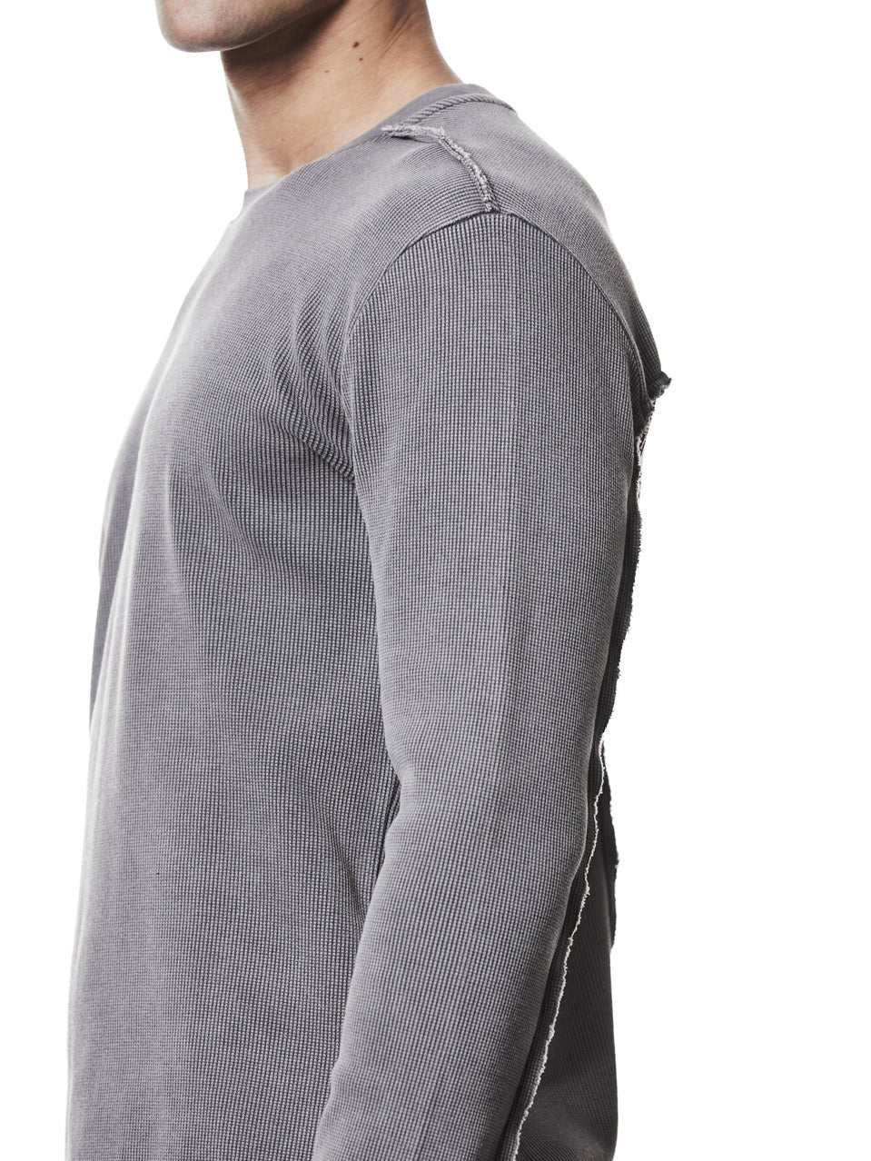 Ribbed Long - Sleeve T-Shirt - by THOM KROM