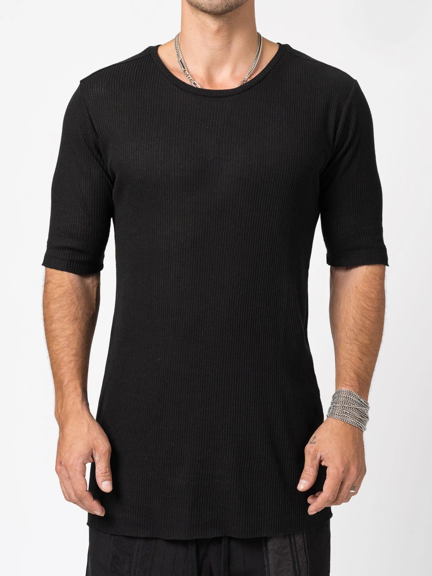 Ribbed T-shirt - by AITO