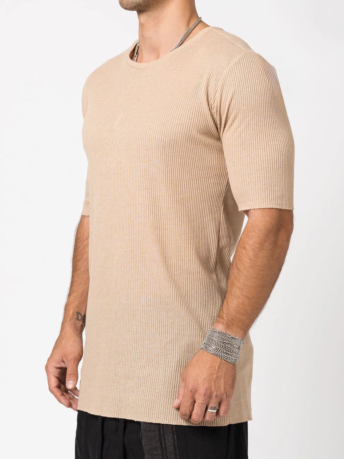 Ribbed T-shirt - by AITO