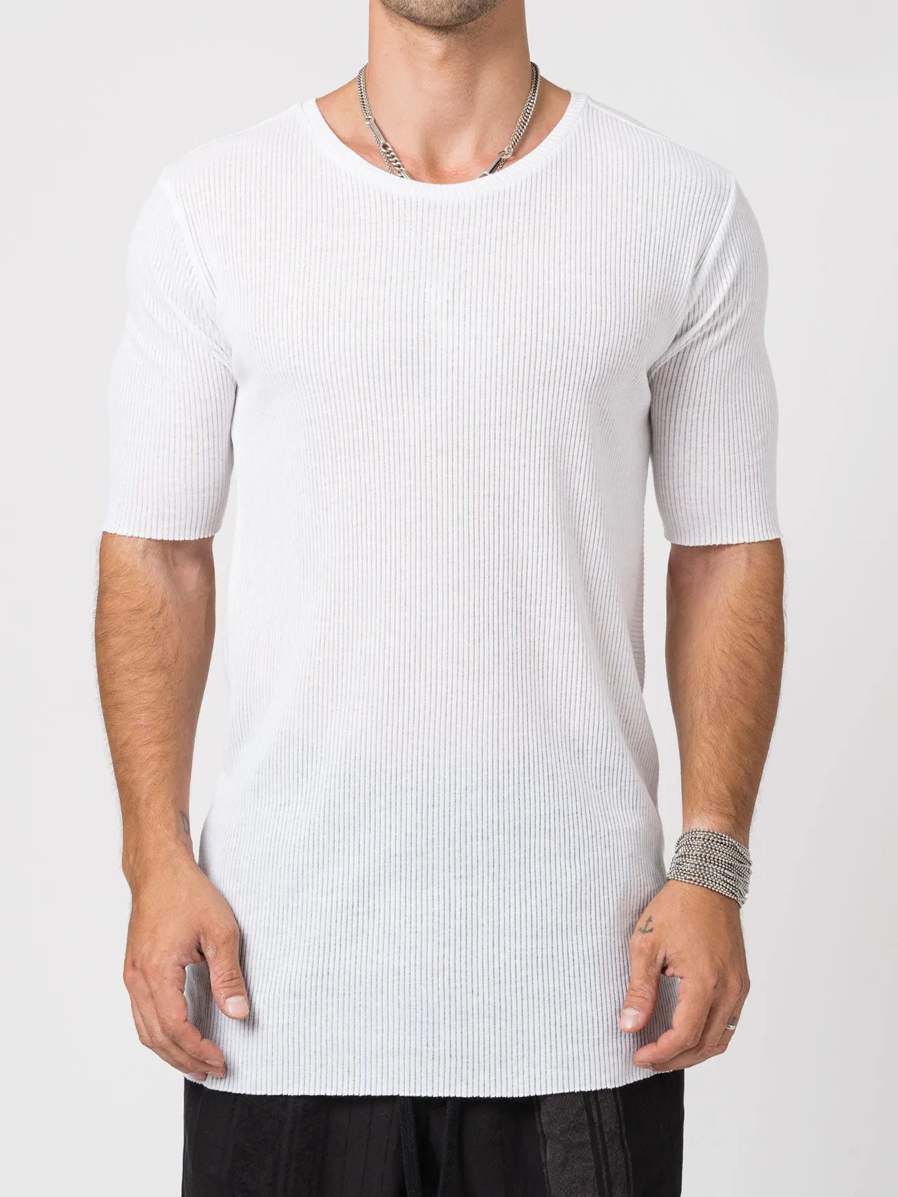 Ribbed T-shirt - by AITO