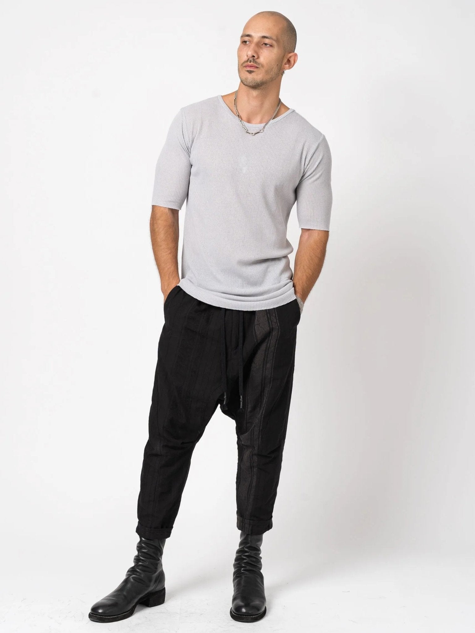 Ribbed T-shirt - by AITO