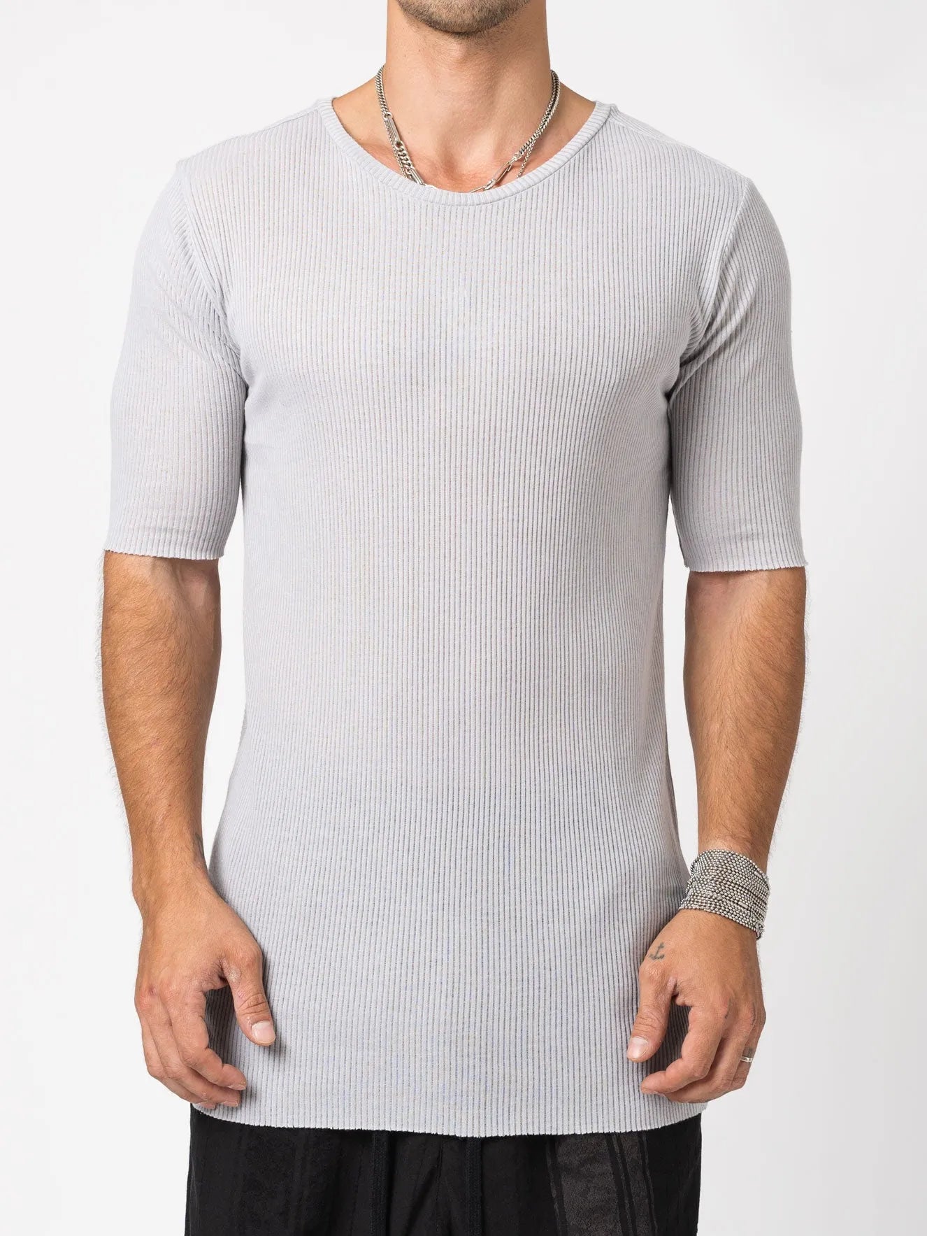Ribbed T-shirt - by AITO