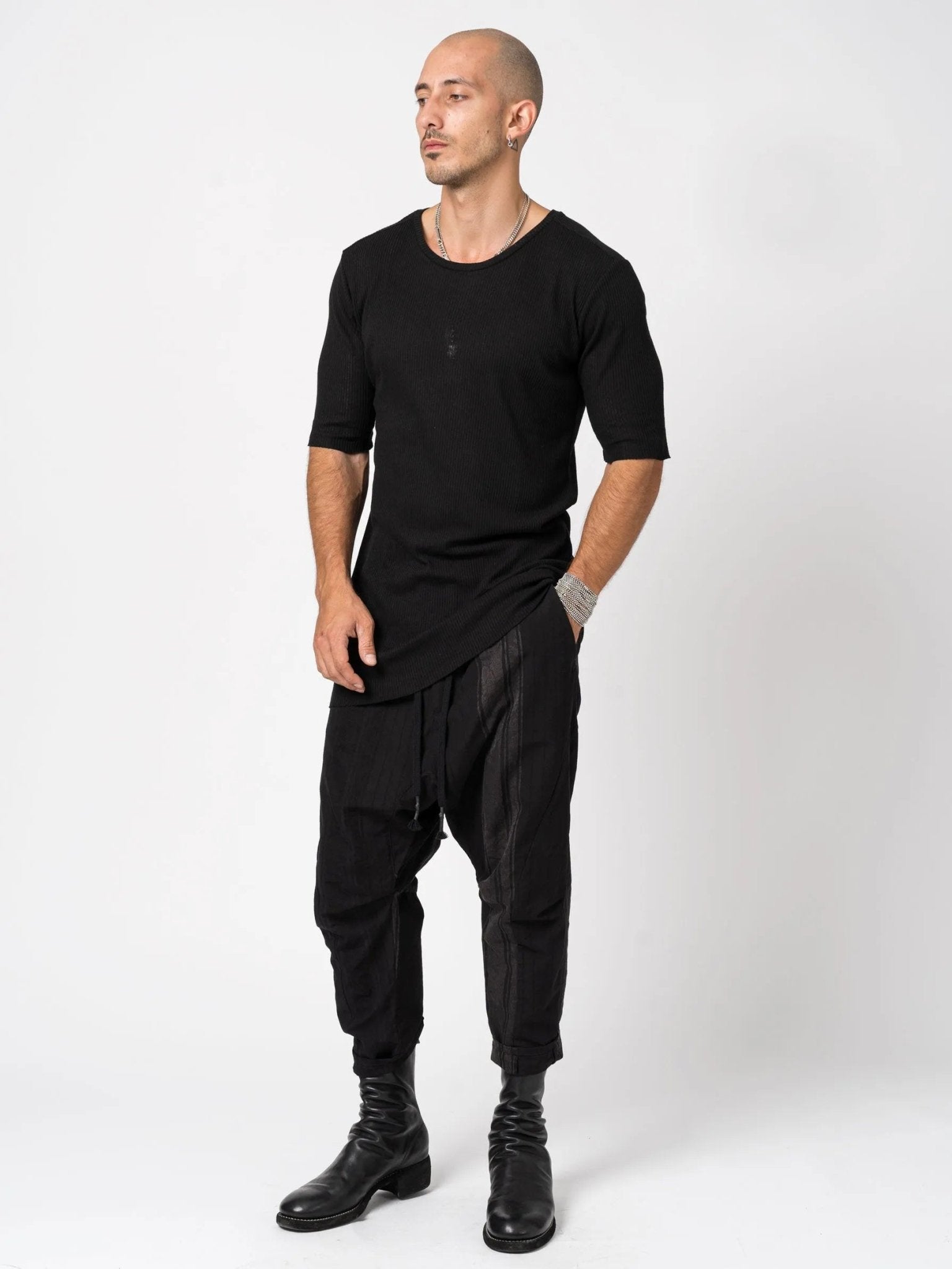 Ribbed T-shirt - by AITO
