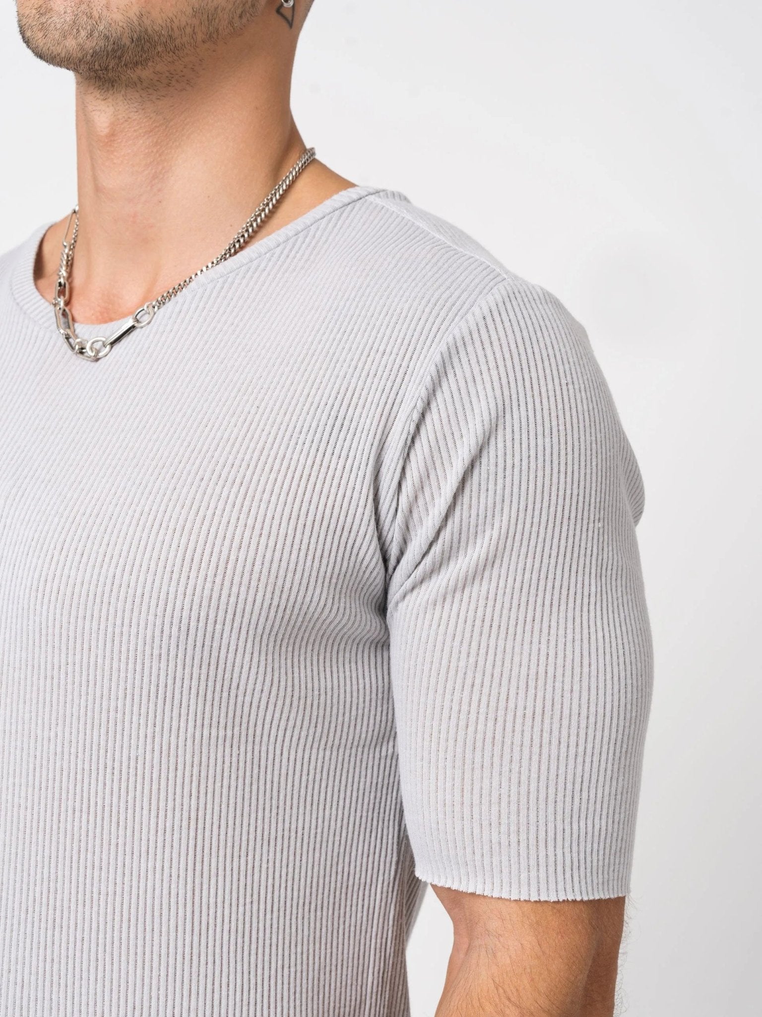 Ribbed T-shirt - by AITO