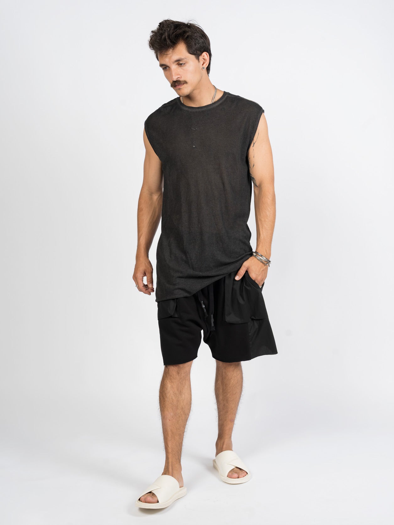 Ribbed Tank Top - by AITO