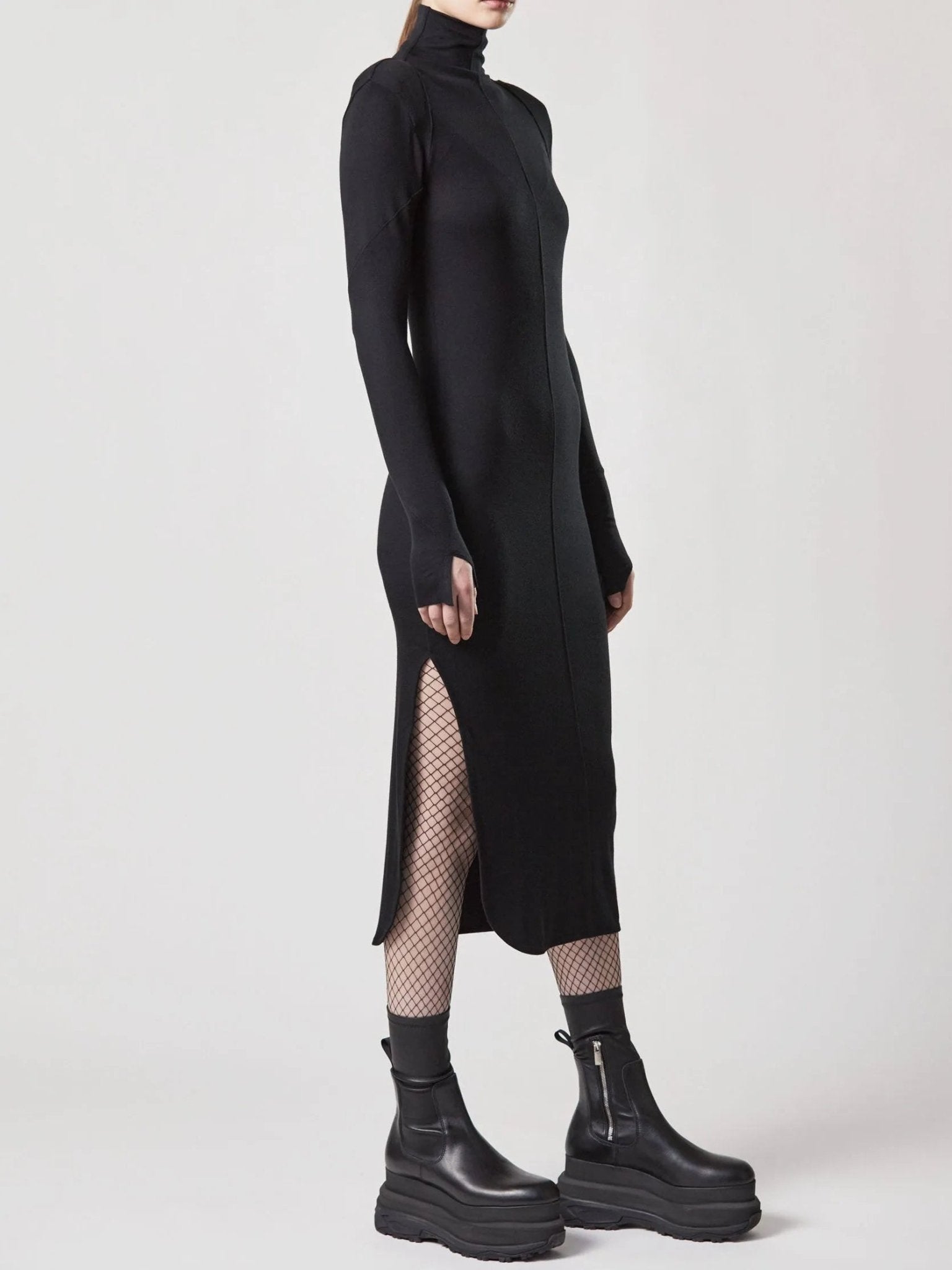 Roll neck dress - by THOM KROM