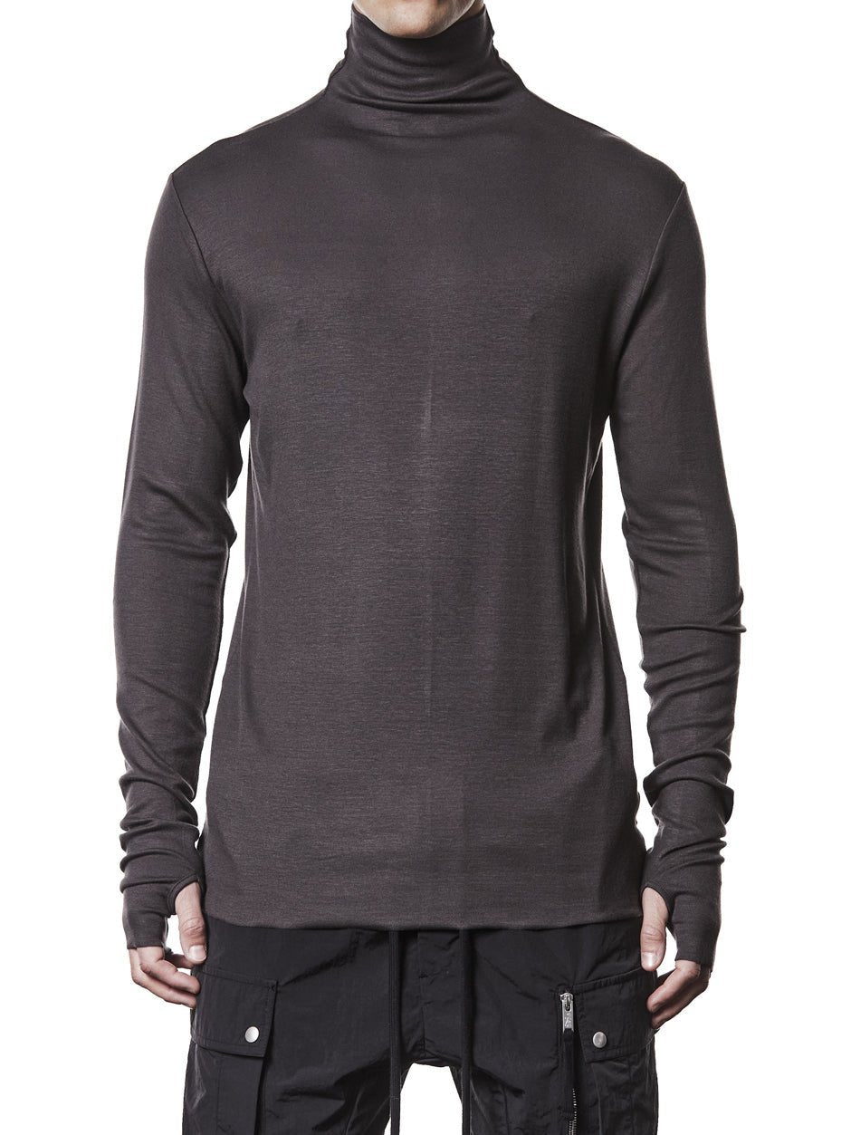 Roll Neck Long Sleeve T-Shirt - by THOM KROM