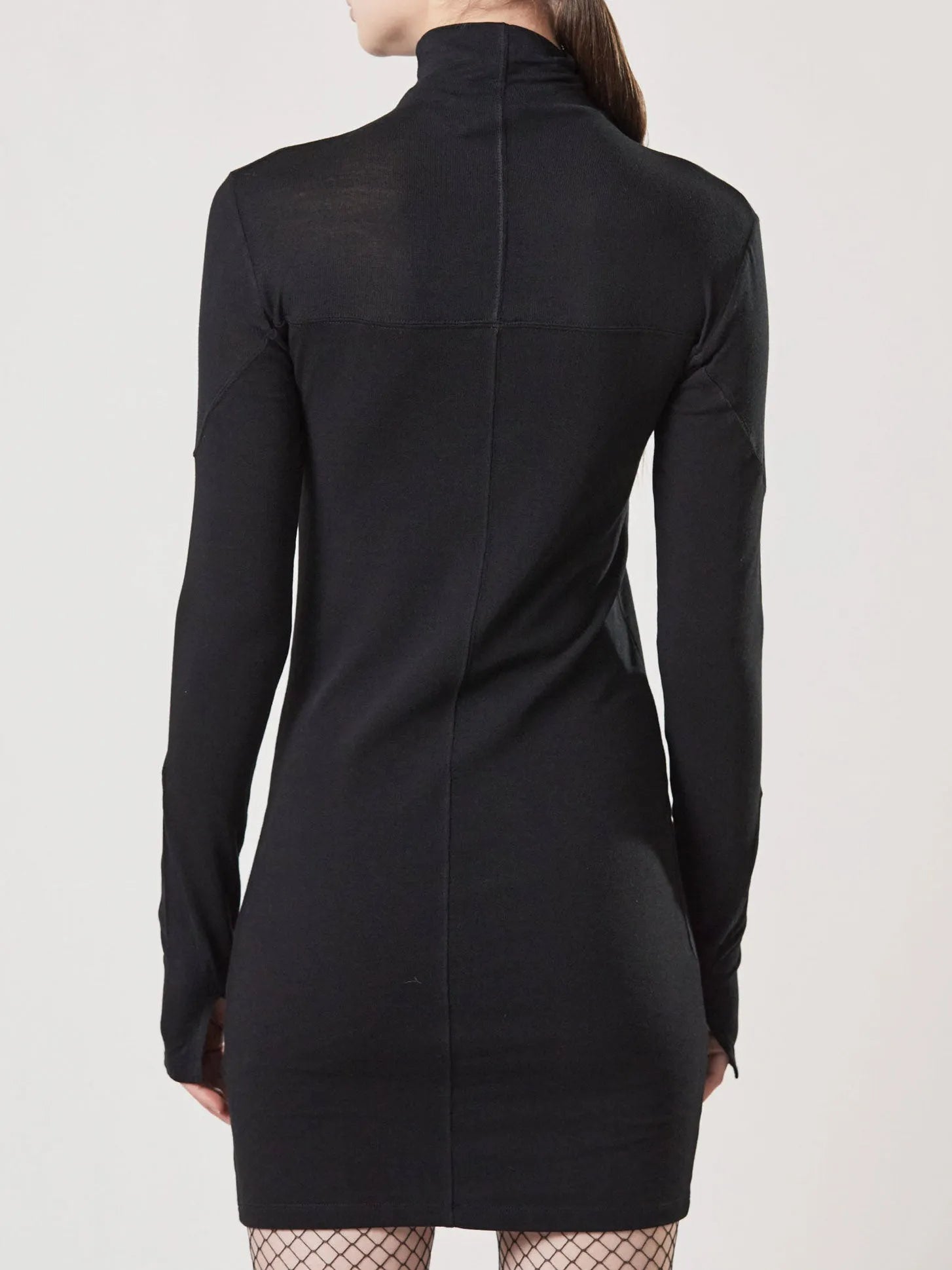 Roll neck matmix dress - by THOM KROM