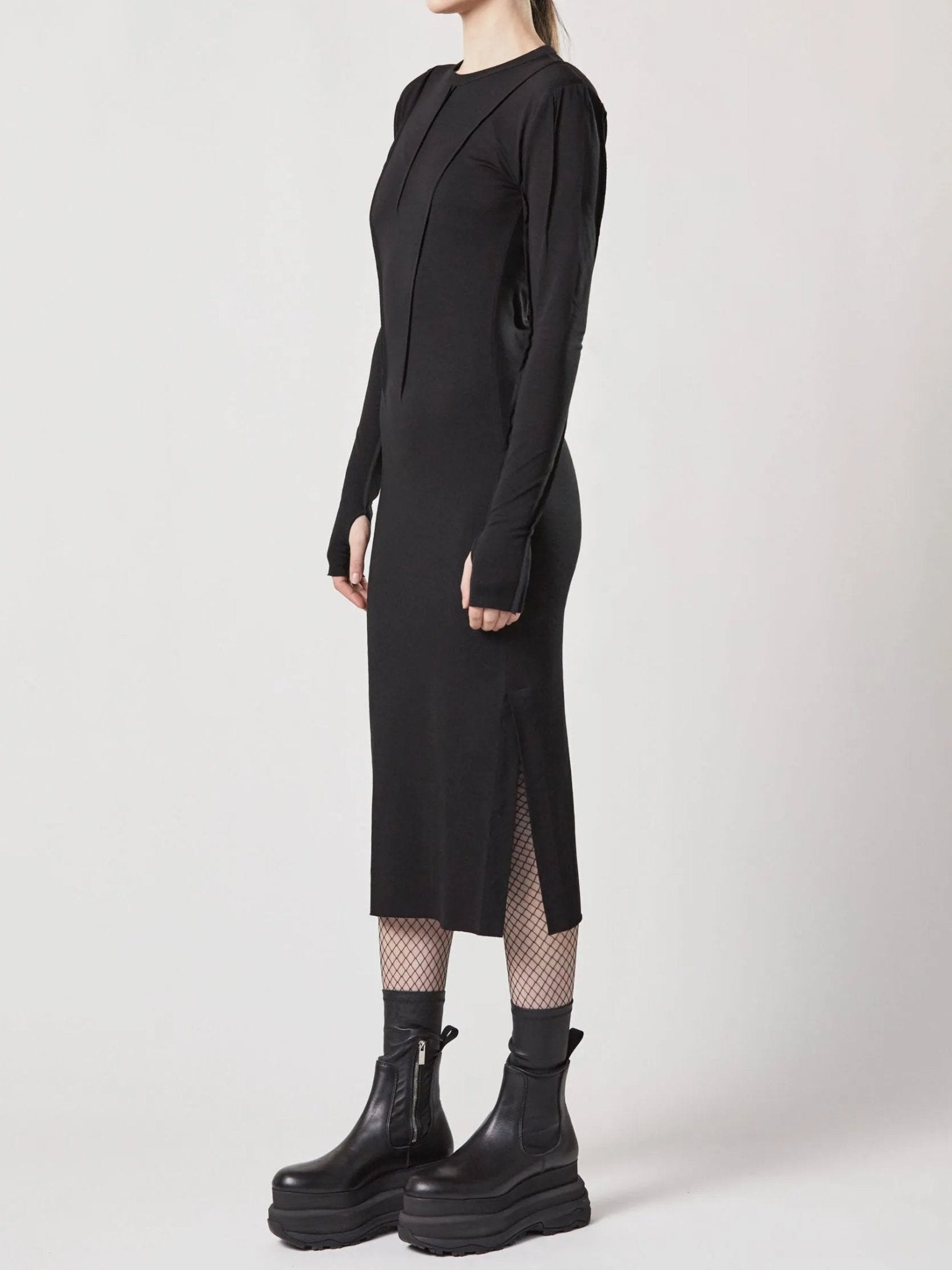 Round neck dress - by THOM KROM
