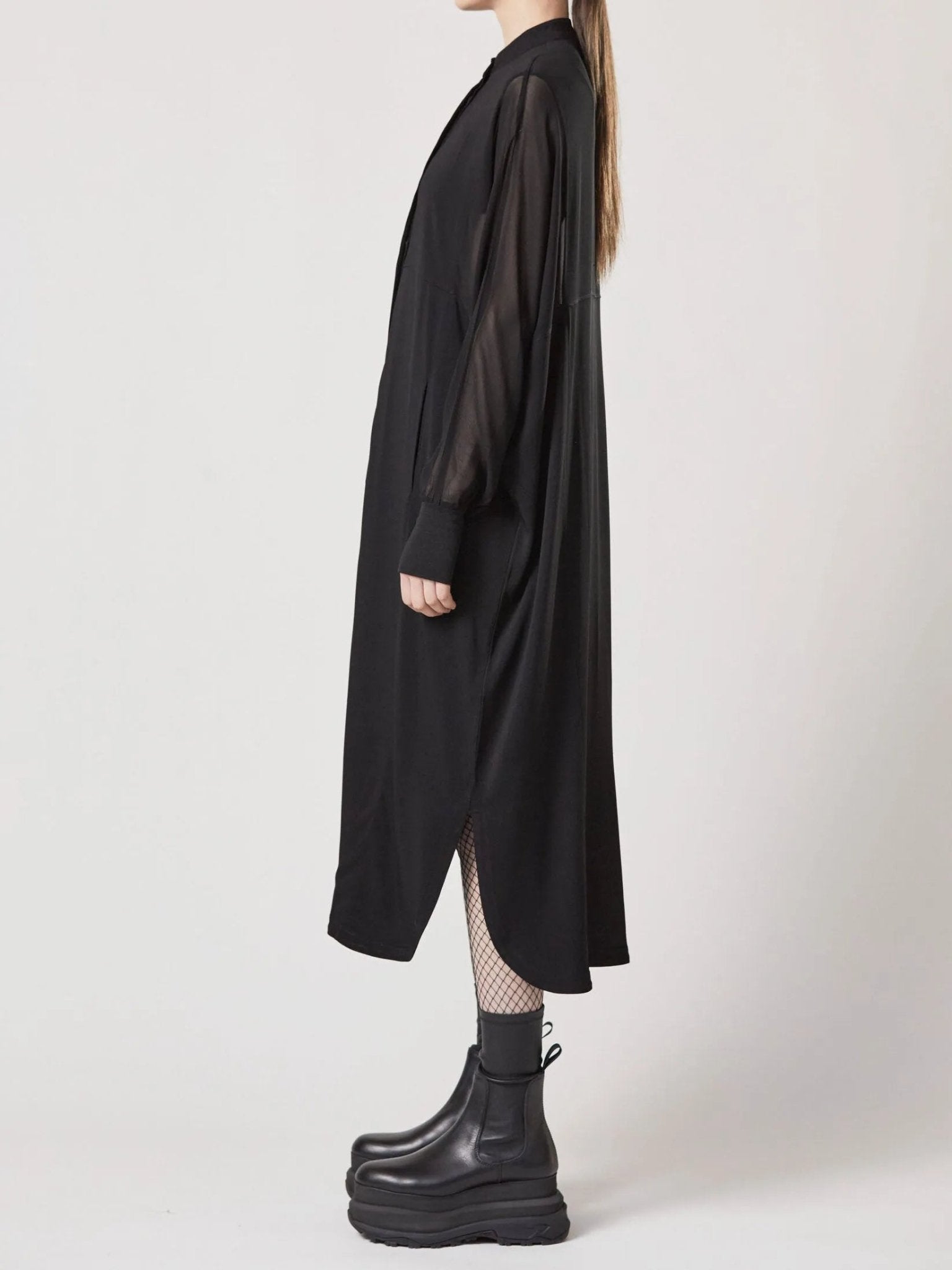 Round neck long dress - by THOM KROM