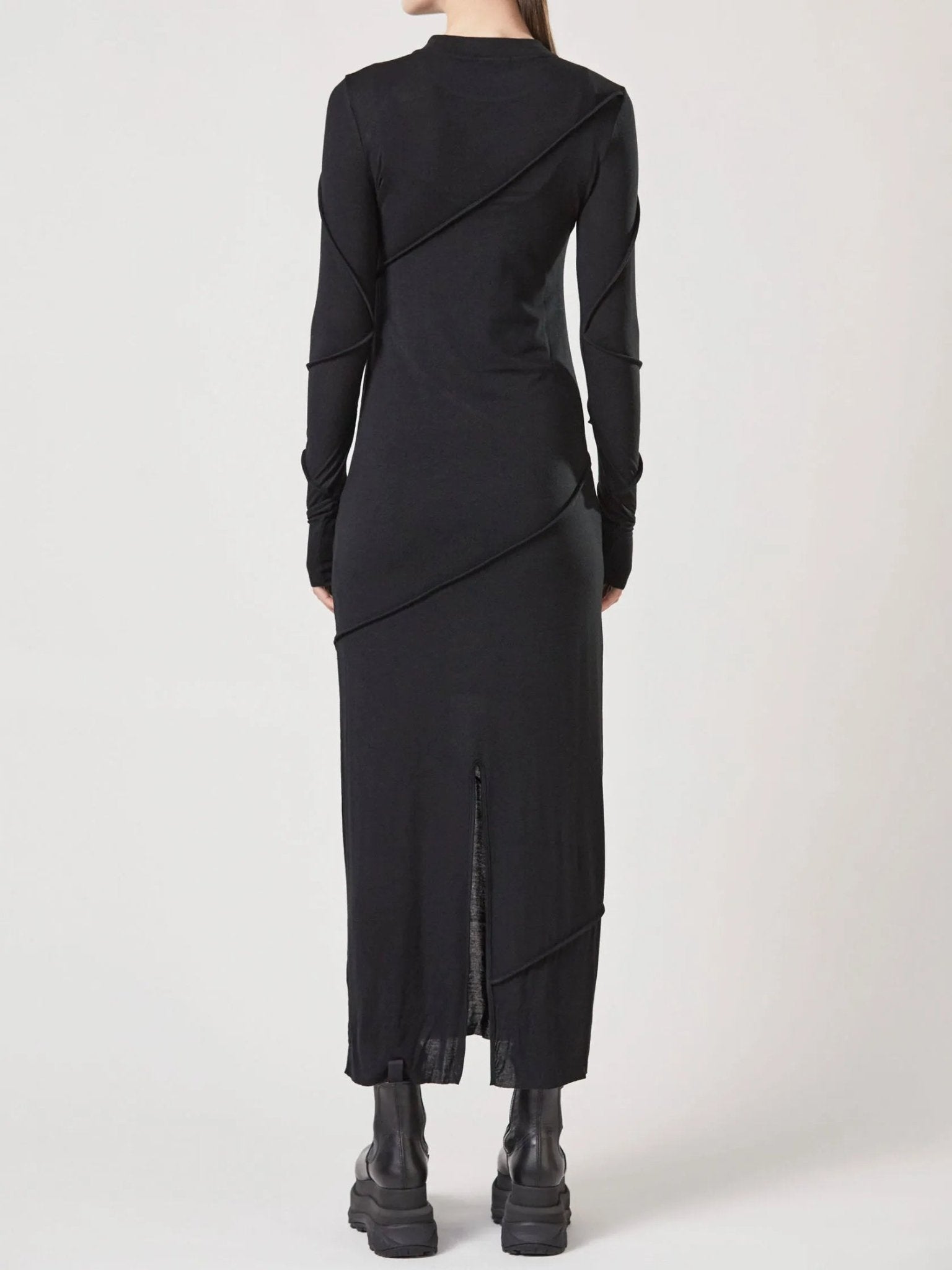 Round neck long dress - by THOM KROM