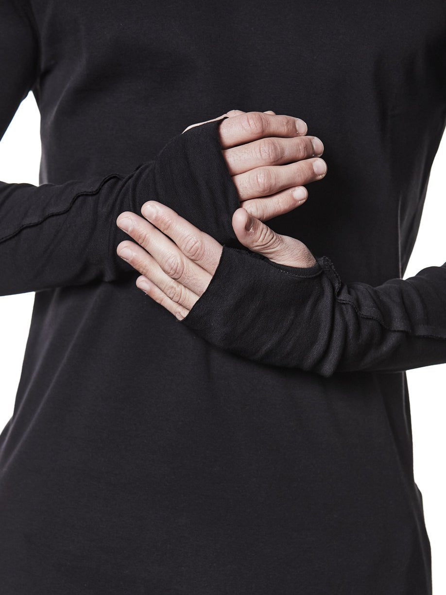 Round Neck Long - Sleeve T-Shirt - by THOM KROM