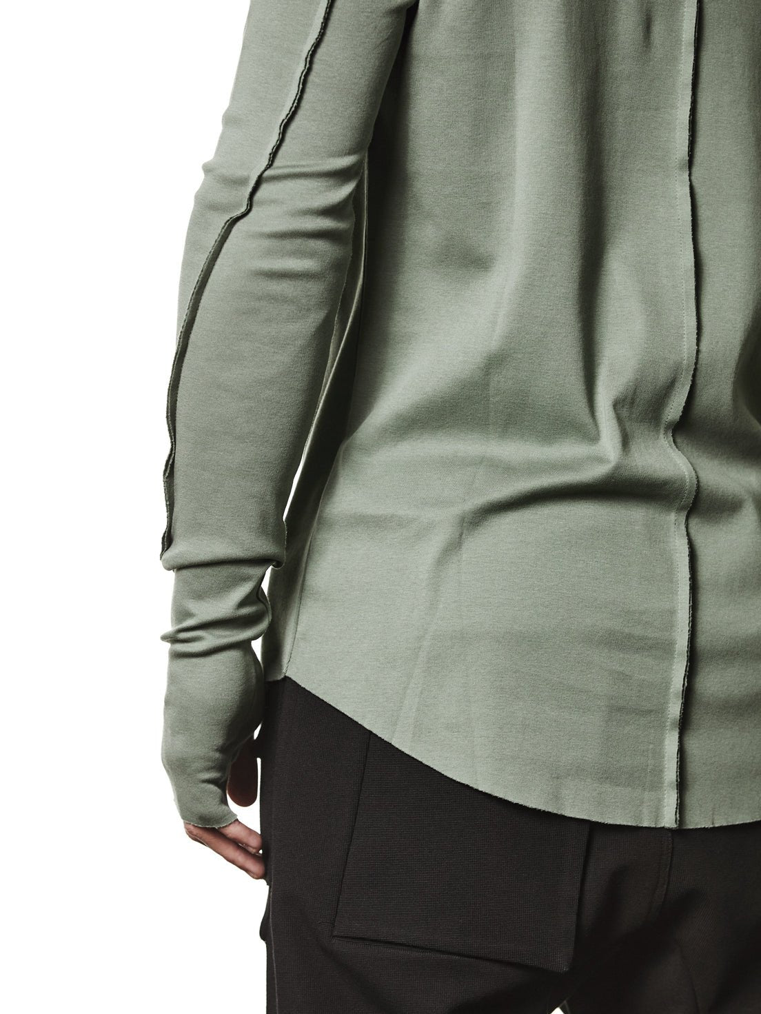 Round Neck Long - Sleeve T-Shirt - by THOM KROM