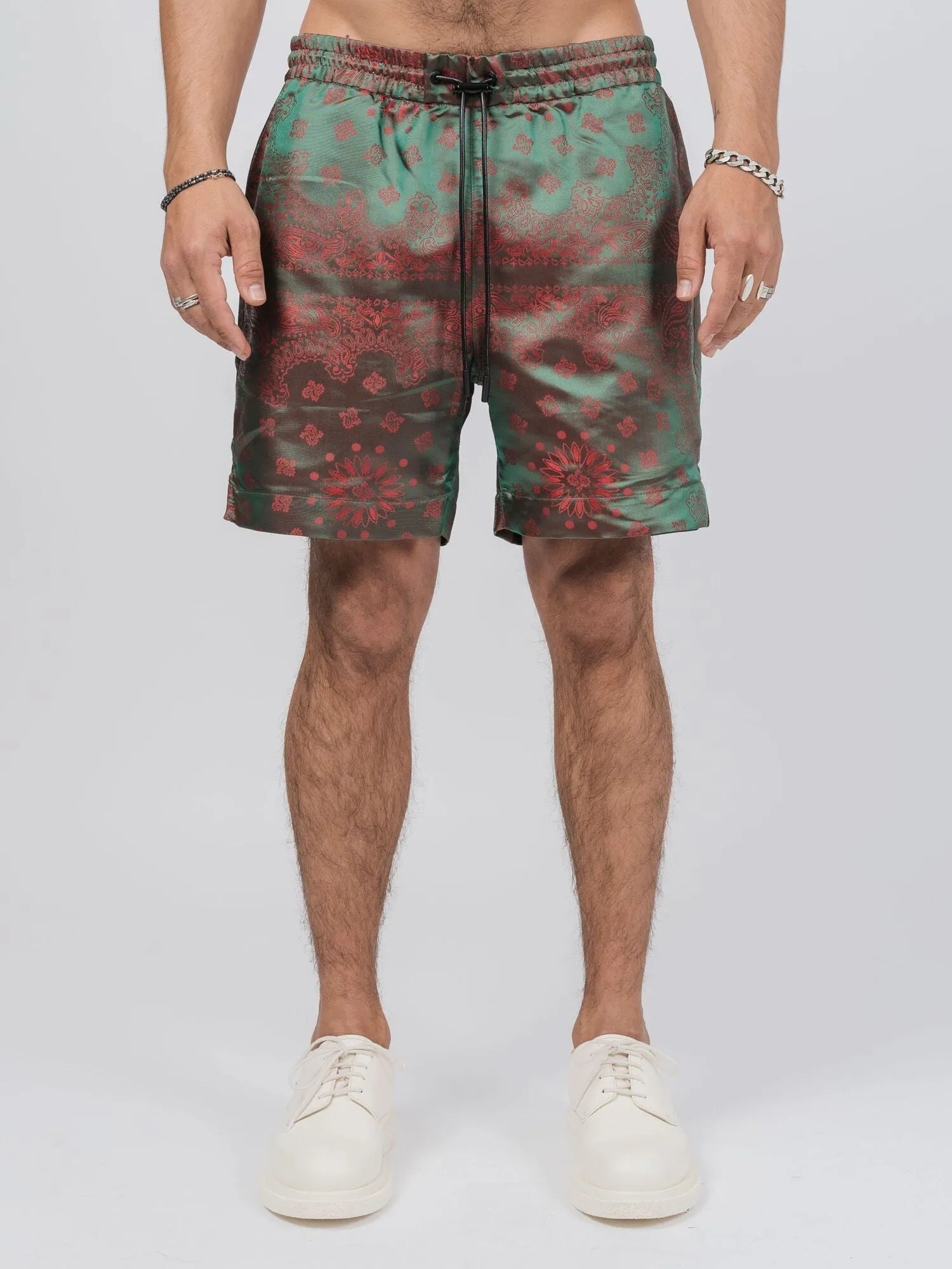 RTA Clyde Jacquard Iridescent Shorts Multicolor - by RTA