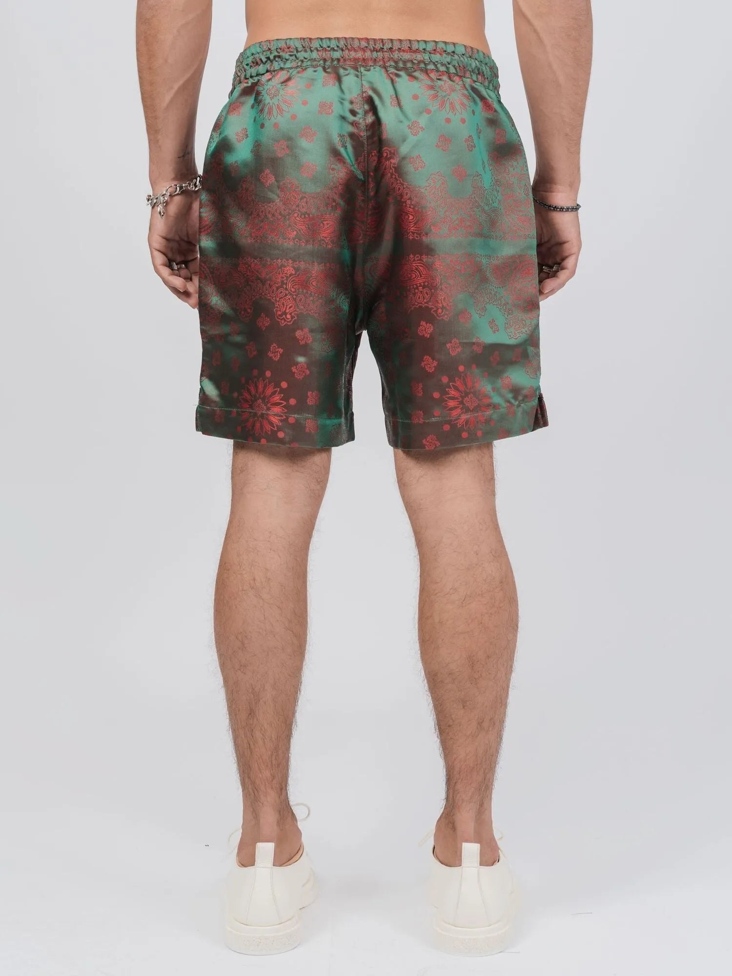 RTA Clyde Jacquard Iridescent Shorts Multicolor - by RTA