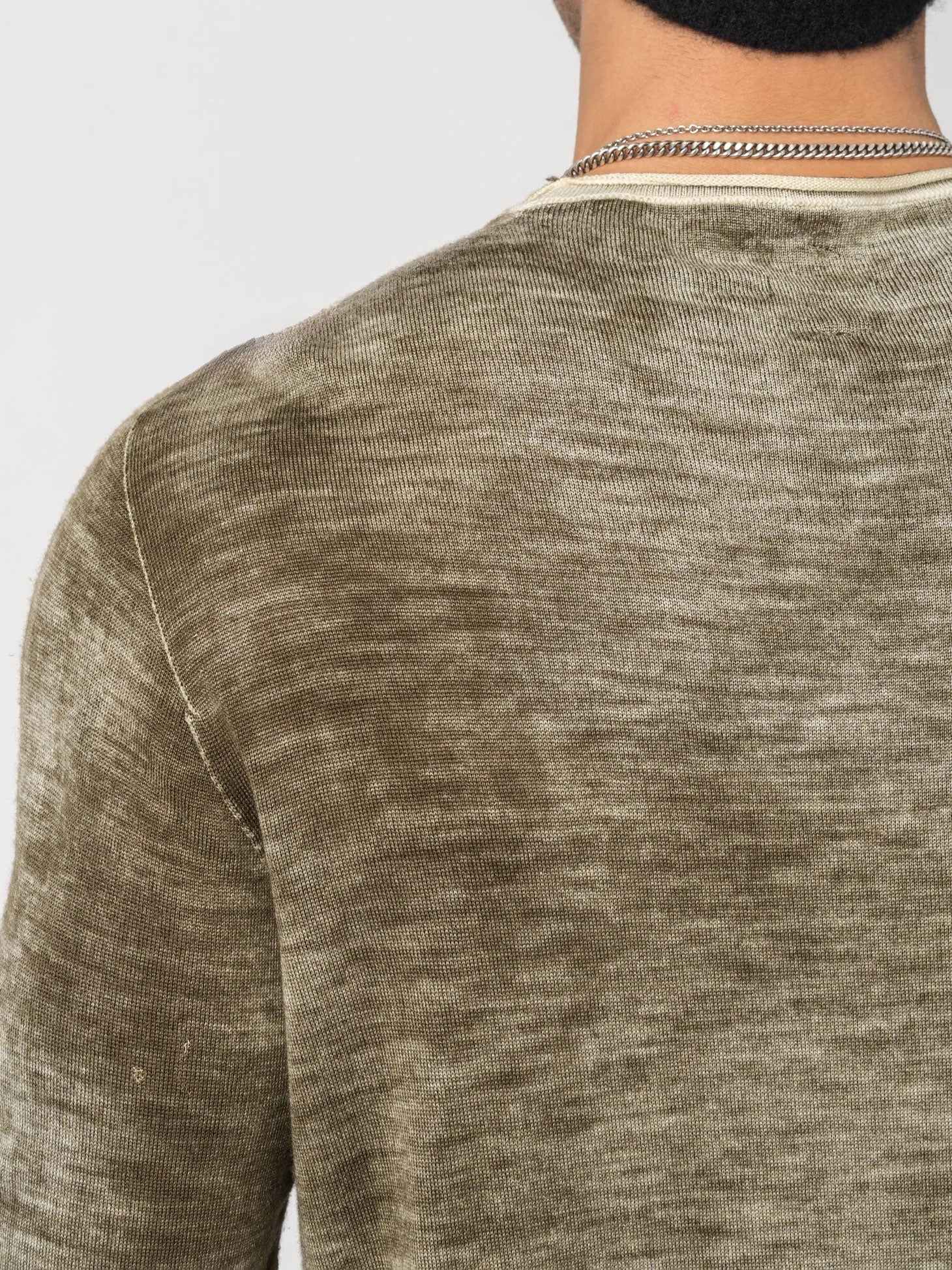 Rubber Thin Wool Sweater - by MD75