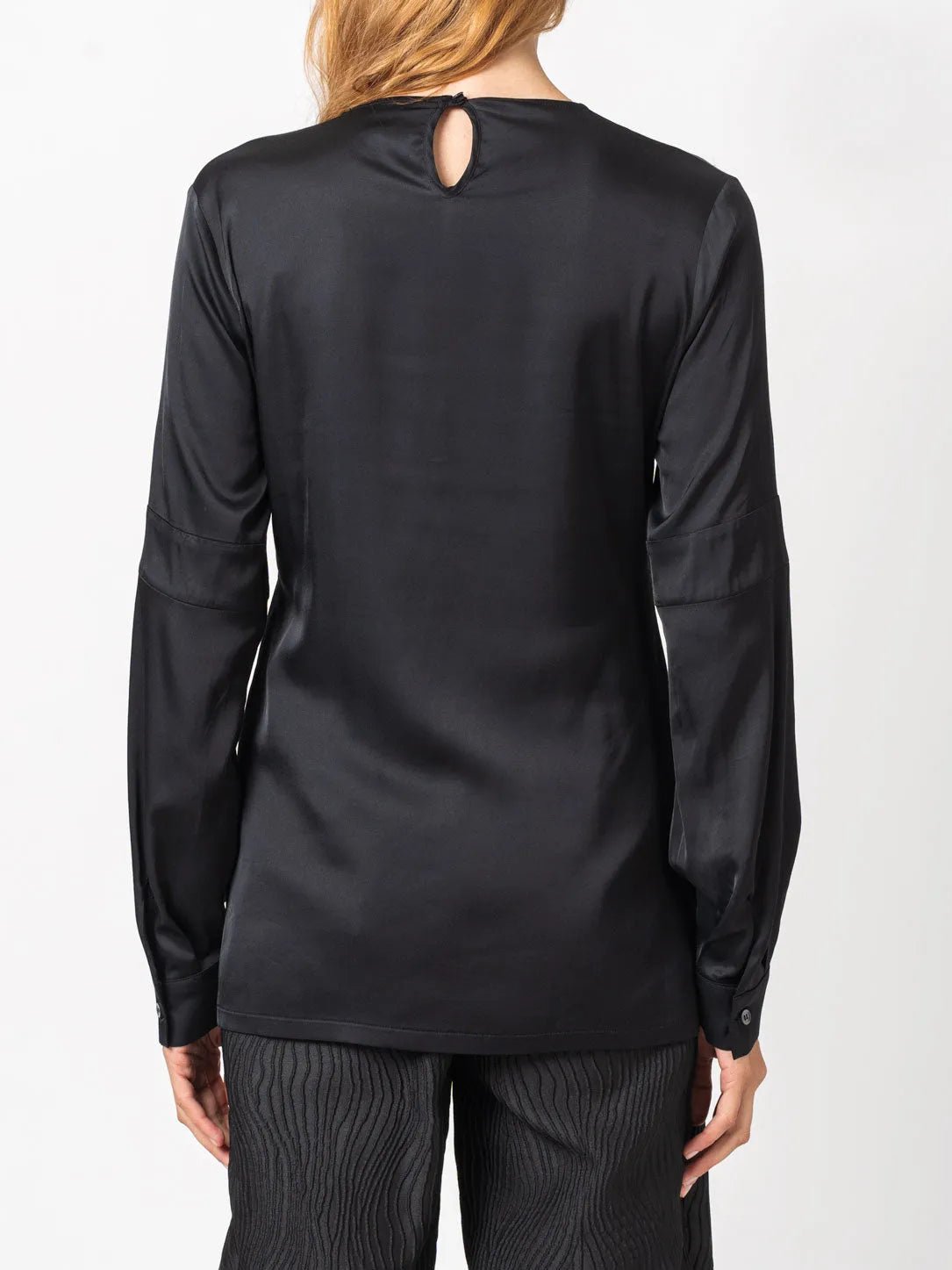 Satin Finish Long Sleeve Shirt - by NOSTRA SANTISSIMA