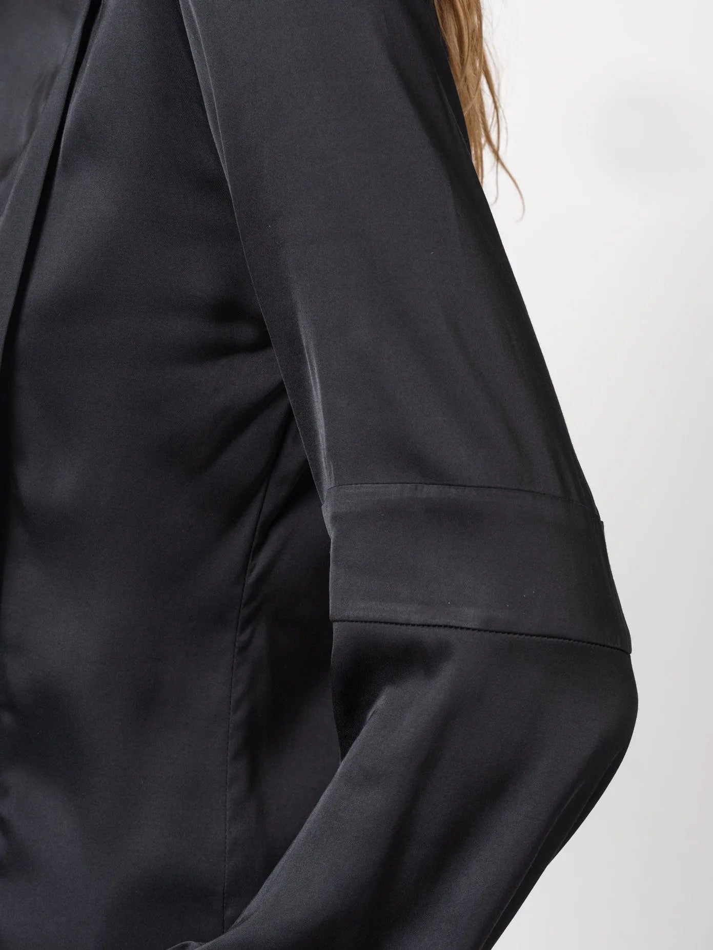 Satin Finish Long Sleeve Shirt - by NOSTRA SANTISSIMA