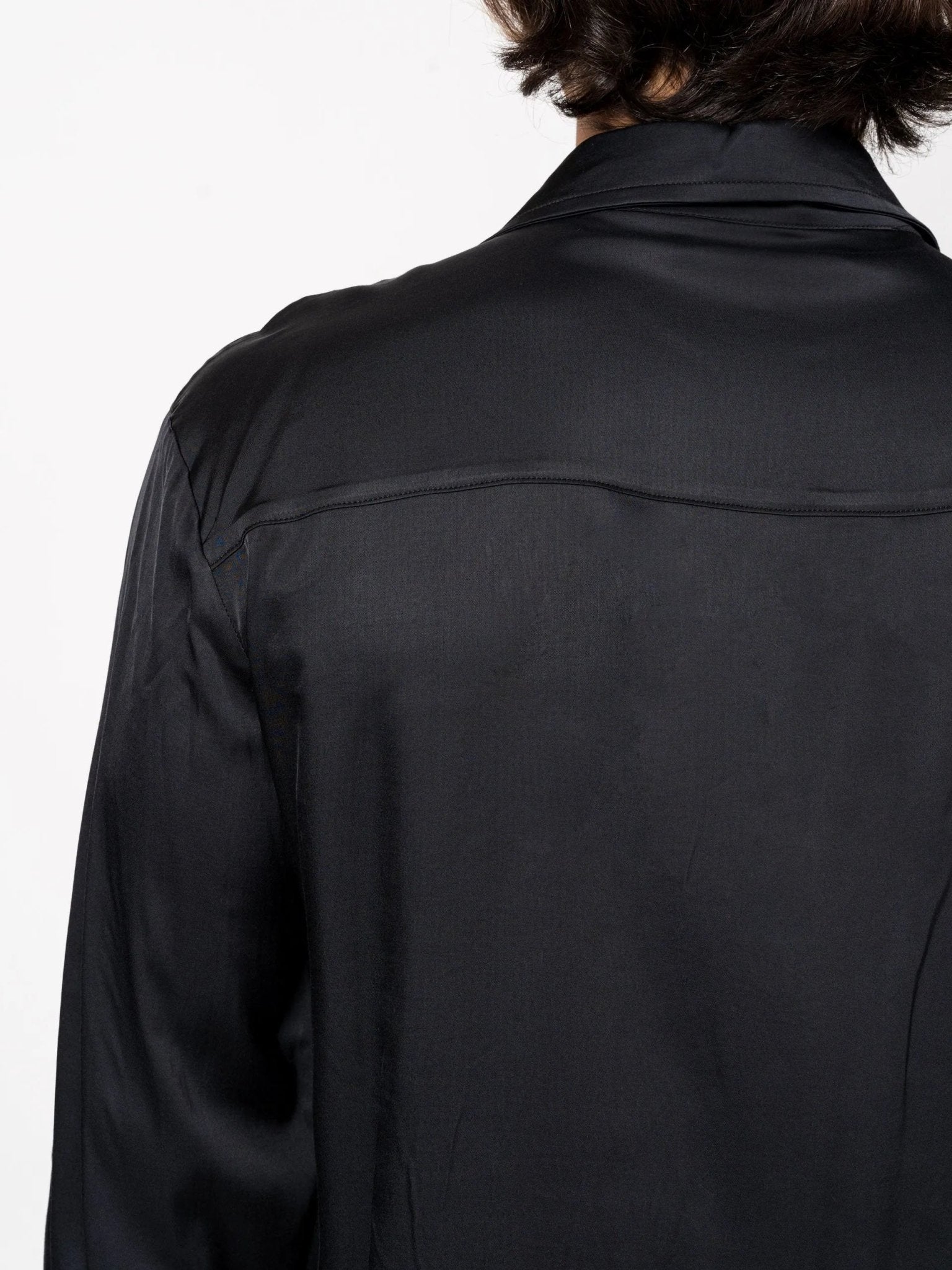 Satin Long Sleeve Shirt - by NOSTRA SANTISSIMA
