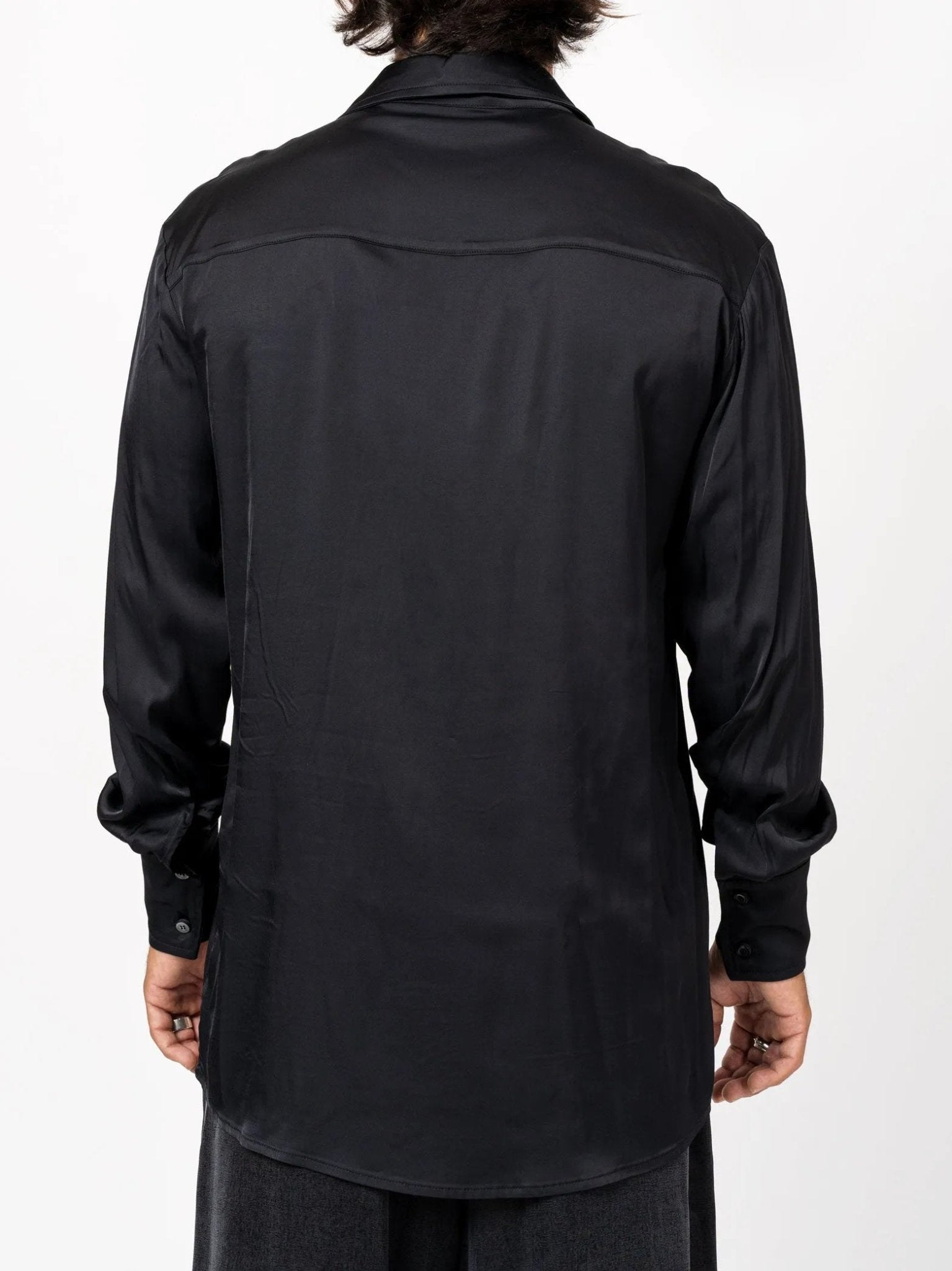Satin Long Sleeve Shirt - by NOSTRA SANTISSIMA