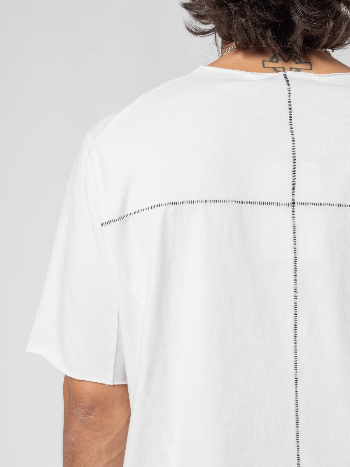 Scar Stitch Cotton T-Shirt - by AITO