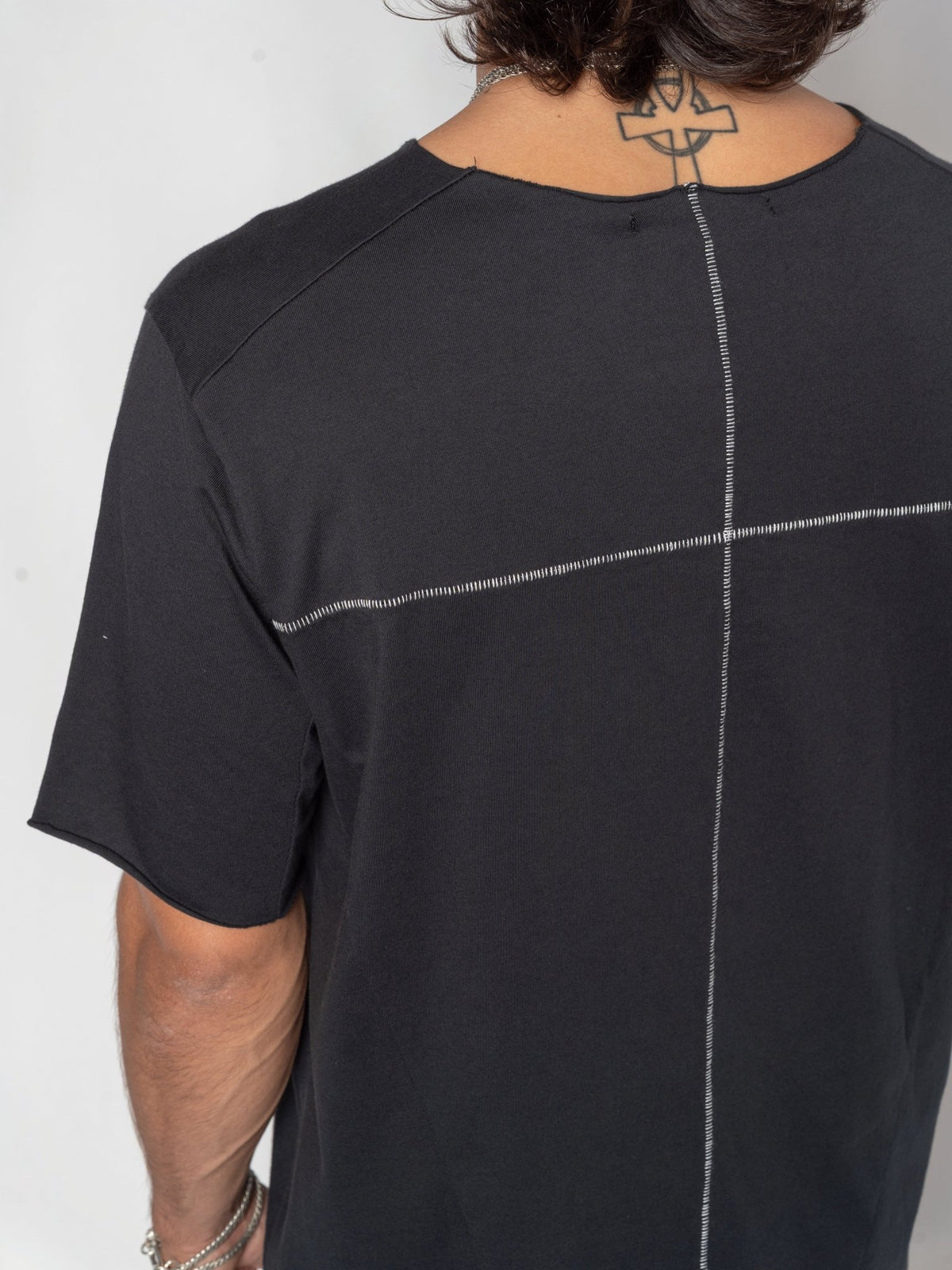 Scar Stitch Cotton T-Shirt - by AITO
