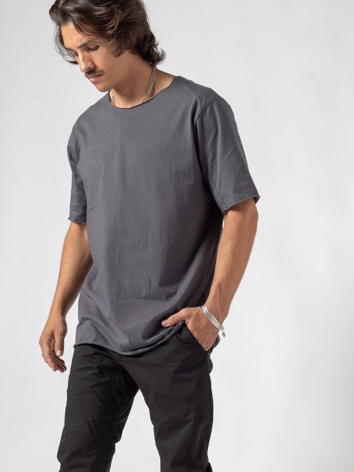 Scar Stitch Cotton T-Shirt - by AITO