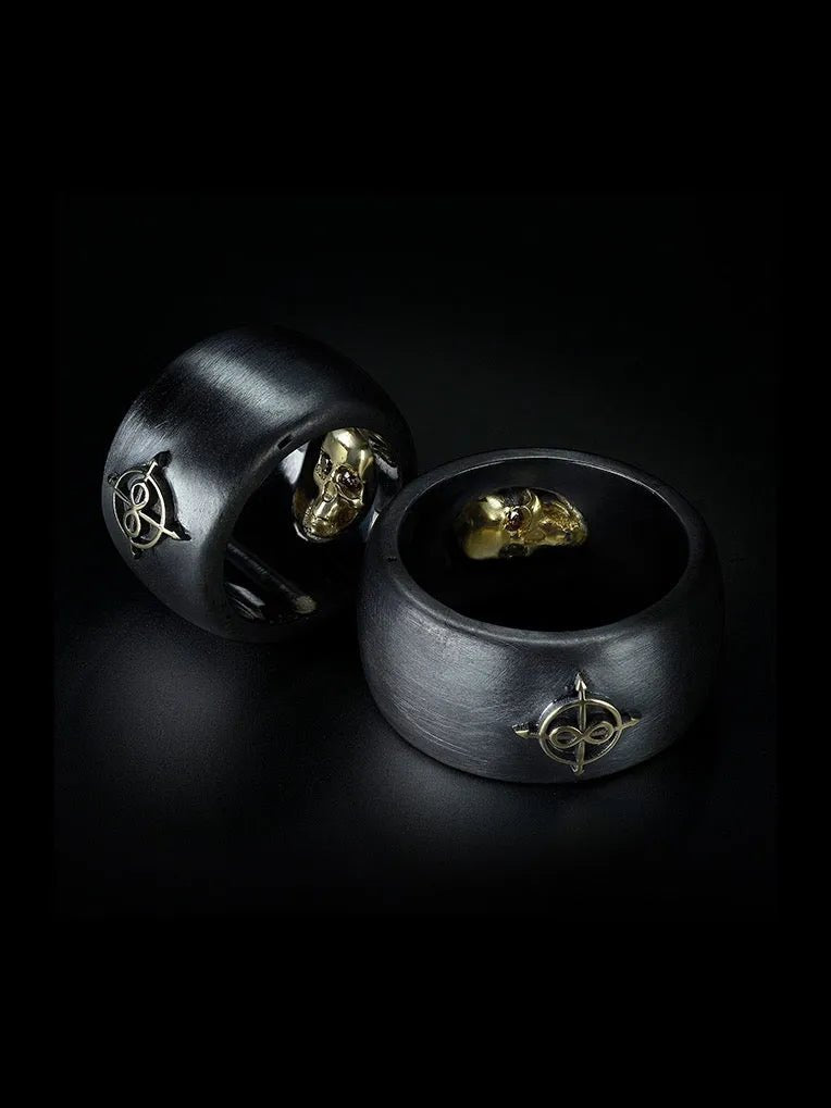SECRET SKULL RING - by Bazz&Lutra