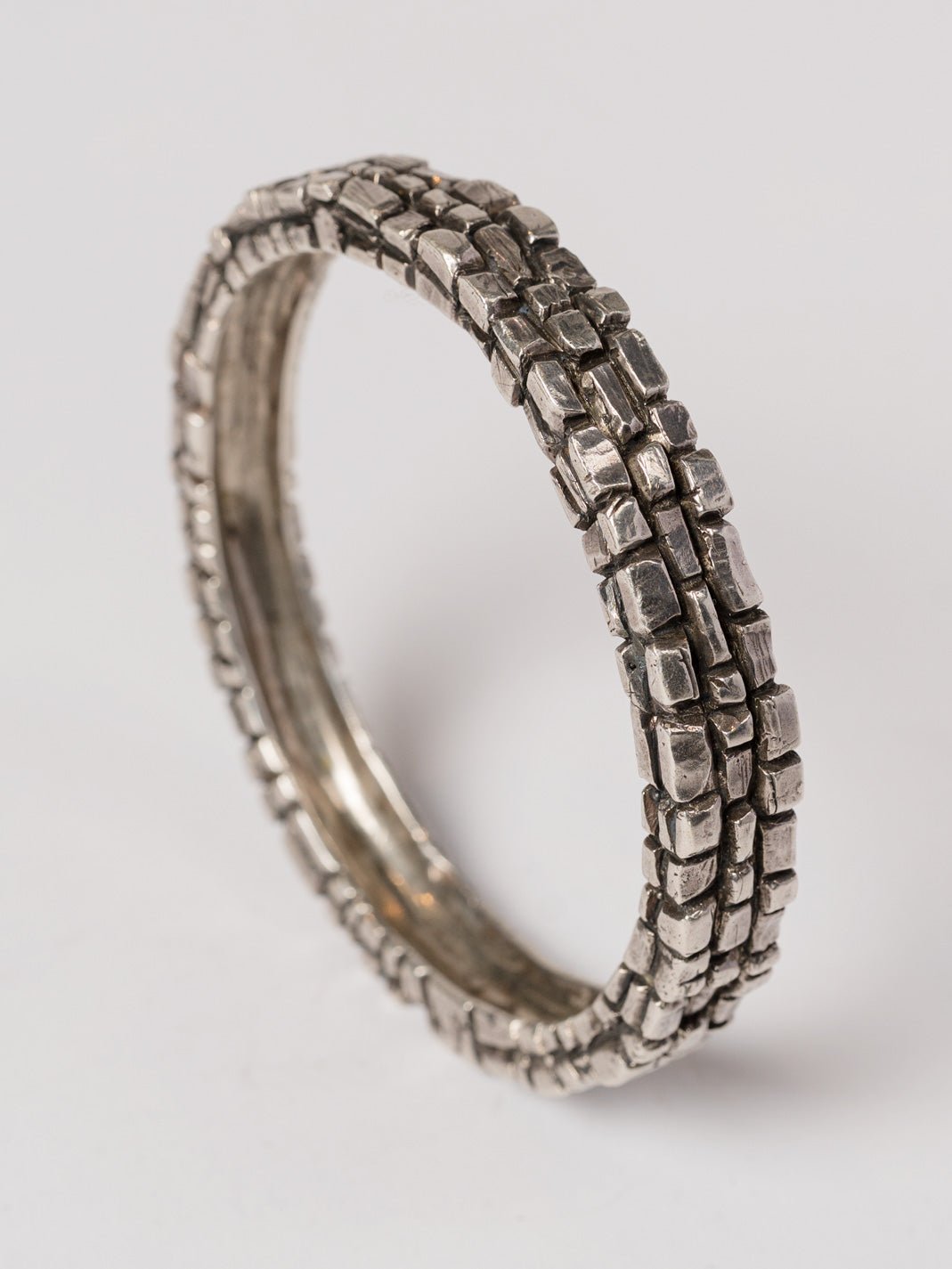 Segmented Silver Bracelet - by CEDAR