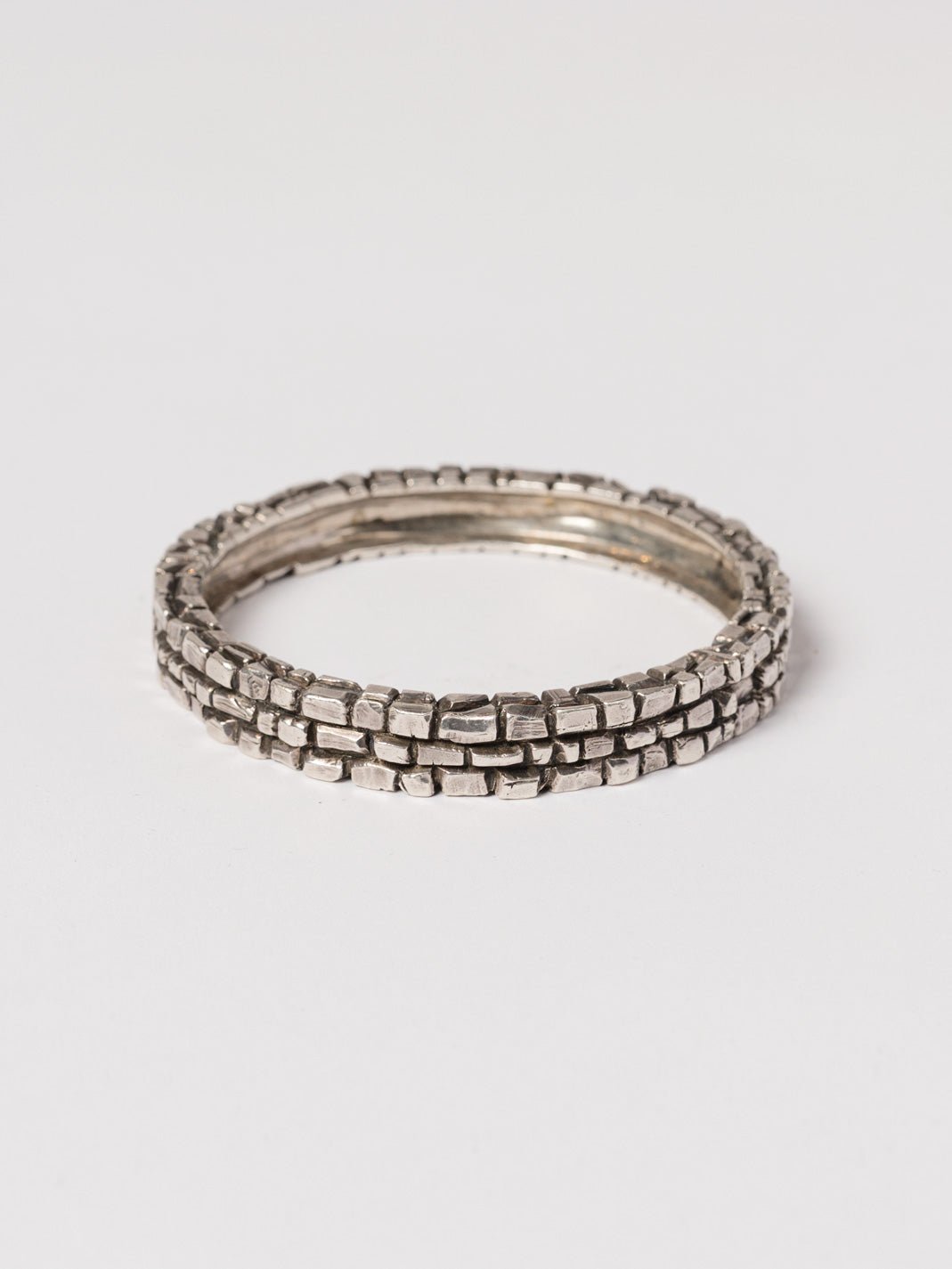 Segmented Silver Bracelet - by CEDAR