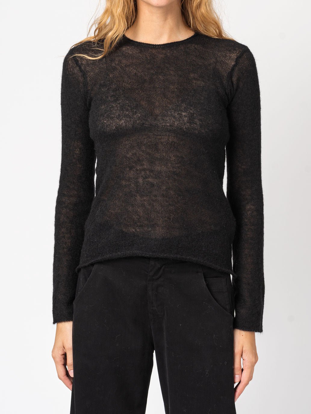 Sheer Knit Sweater - by TANDEM
