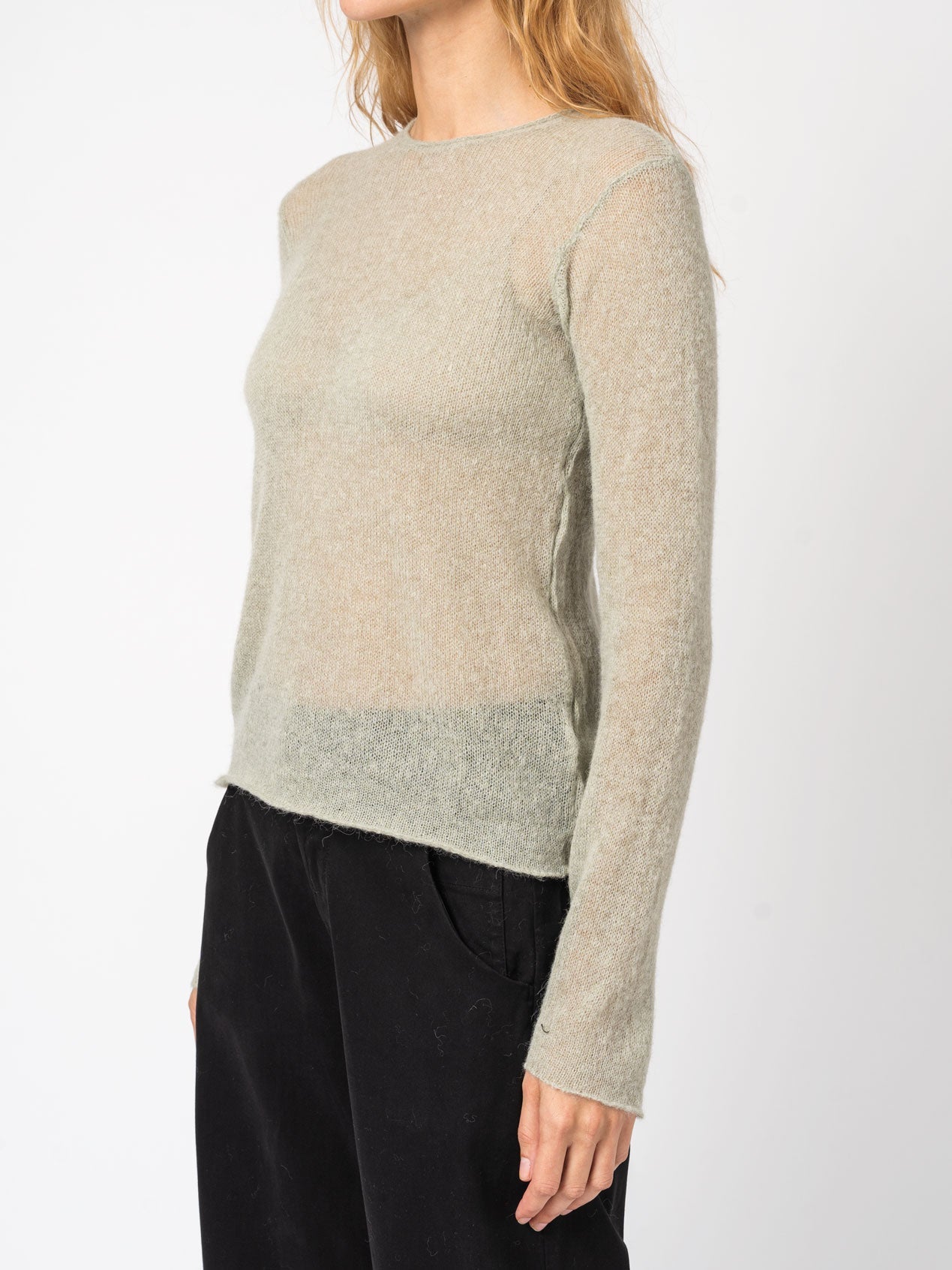 Sheer Knit Sweater - by TANDEM