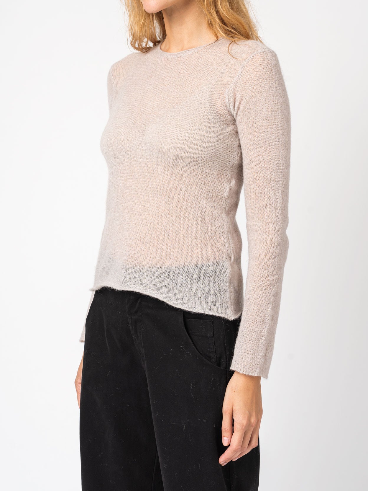 Sheer Knit Sweater - by TANDEM