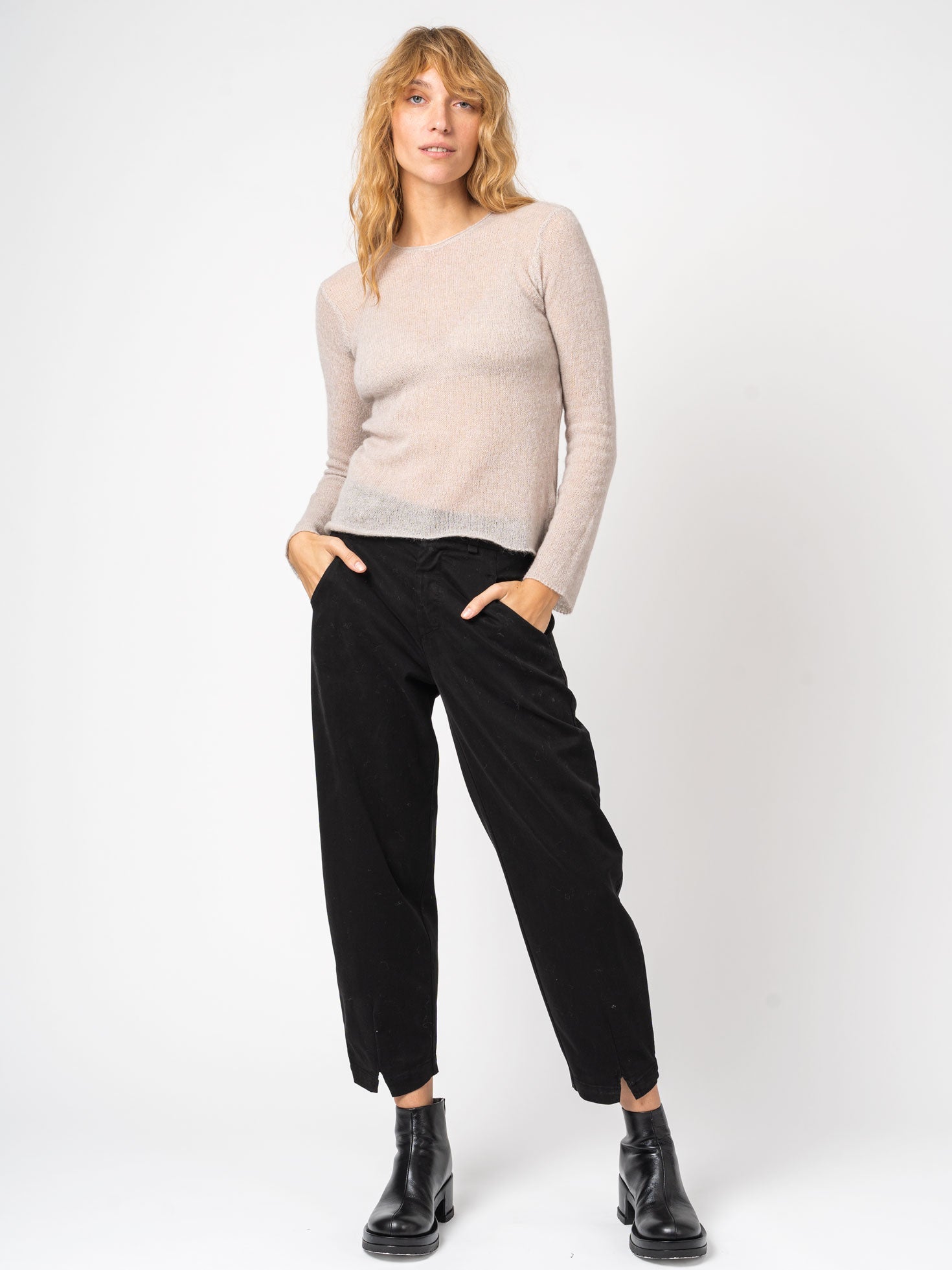Sheer Knit Sweater - by TANDEM