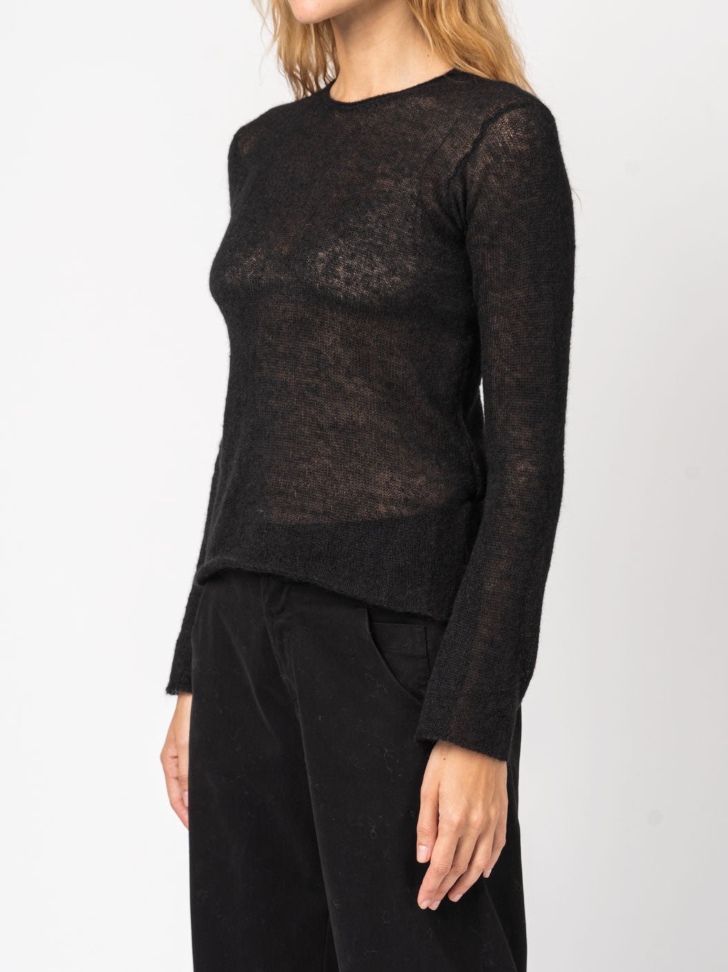 Sheer Knit Sweater - by TANDEM