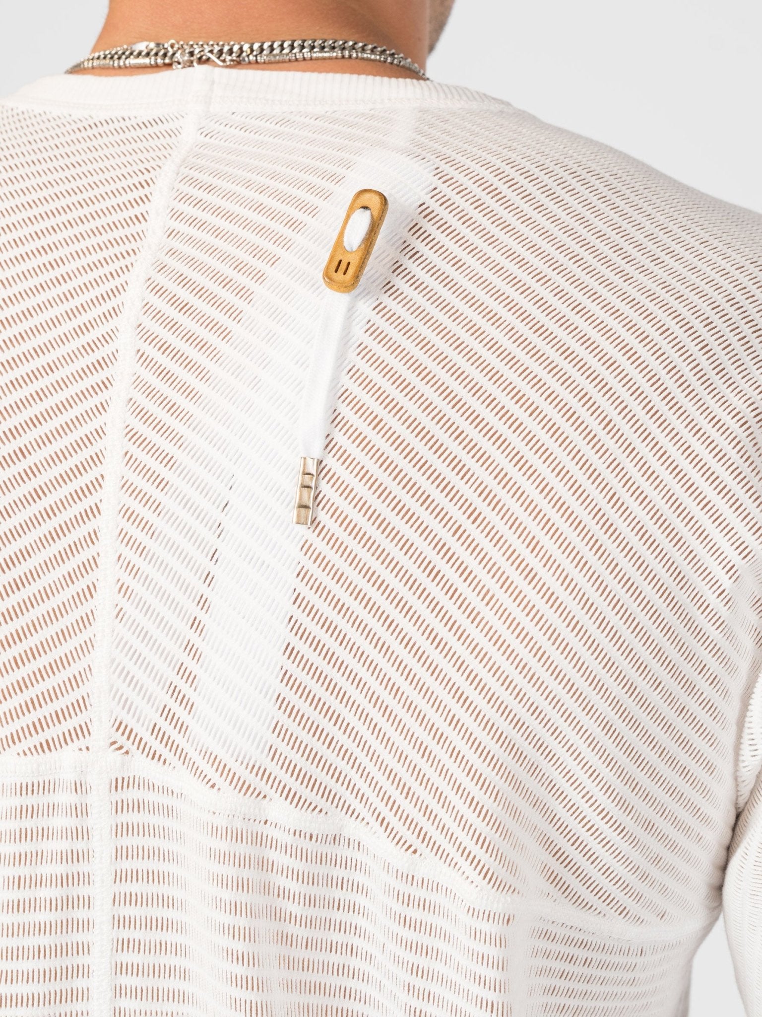 Sheer Knit T-Shirt in Cashmere Blend - by BORIS BIDJAN SABERI