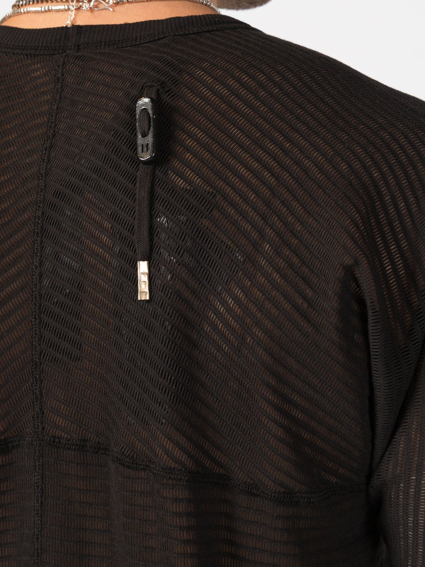 Sheer Knit T-Shirt in Cashmere Blend - by BORIS BIDJAN SABERI