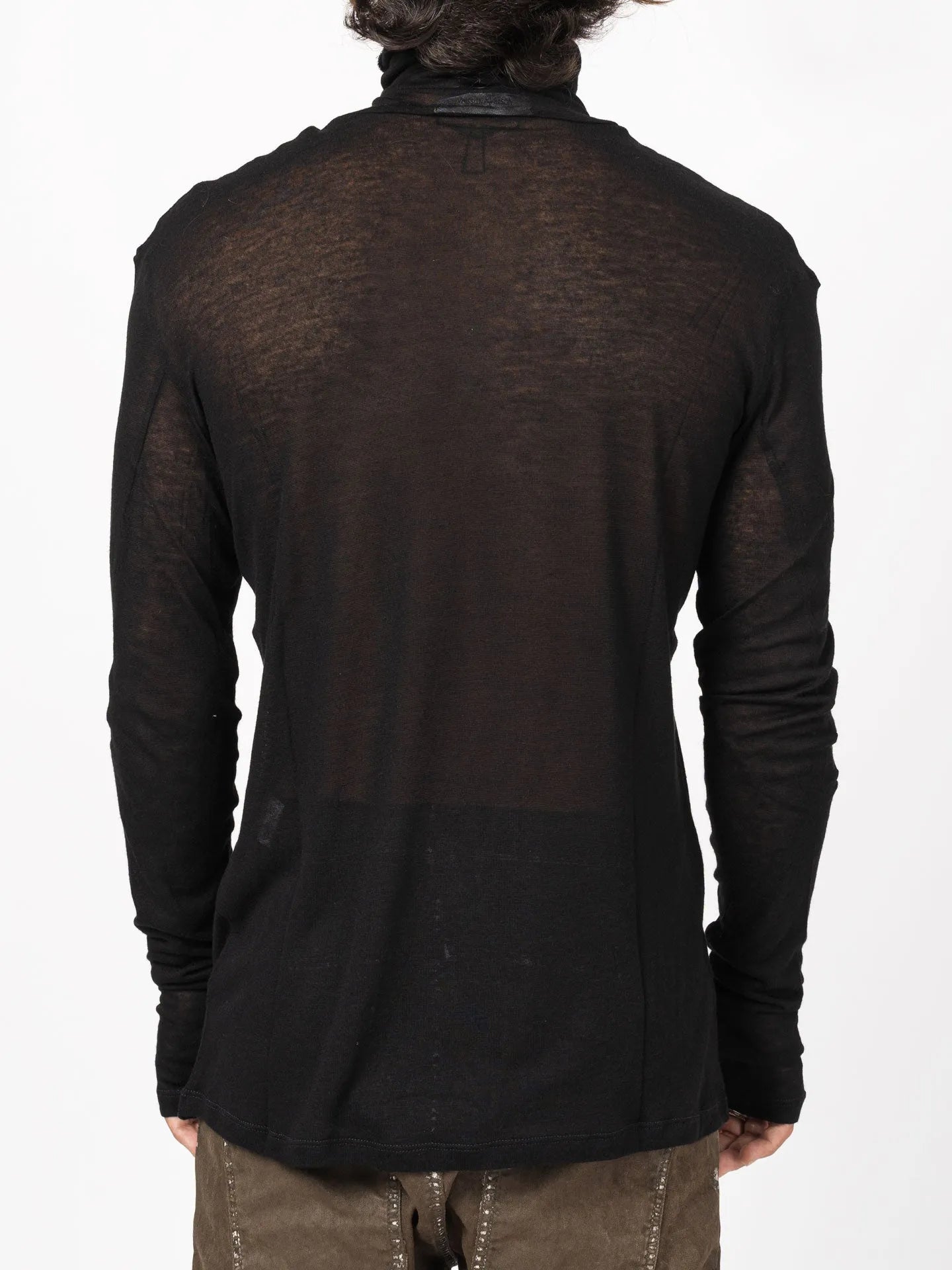 Sheer Turtleneck Shirt - by NOSTRA SANTISSIMA