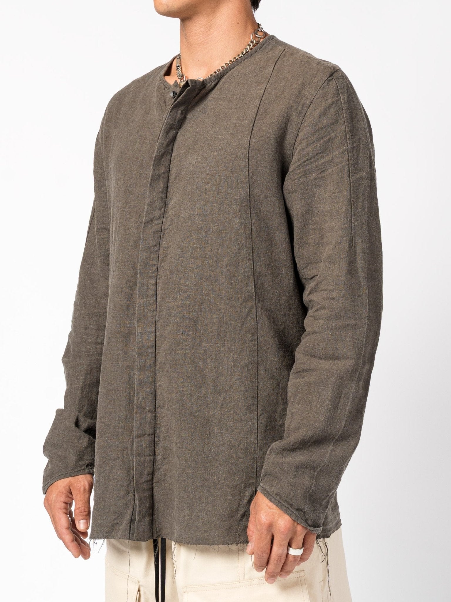 Shirt with Concealed Placket - by 139DEC